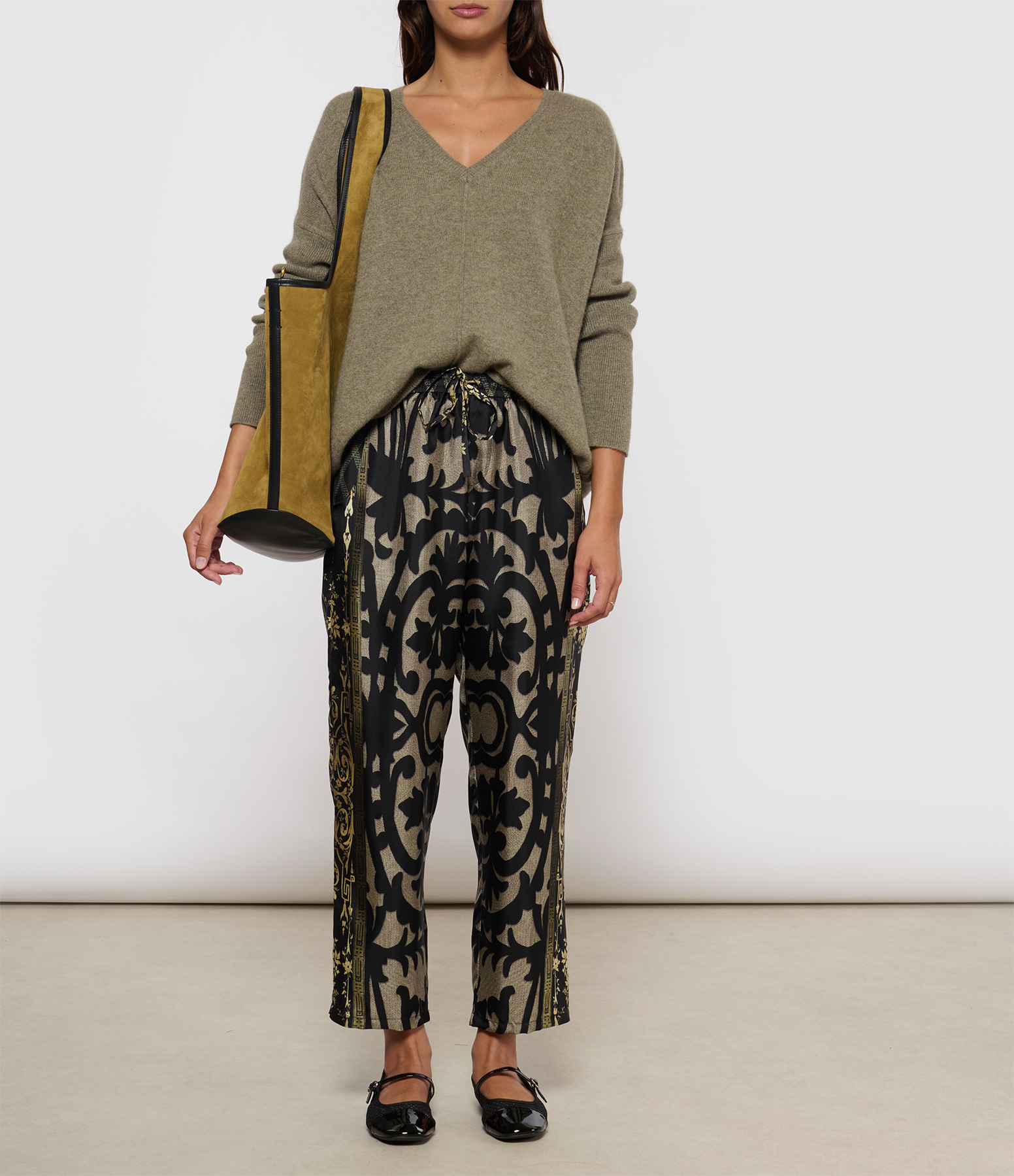 Misha Khaki China Jumper