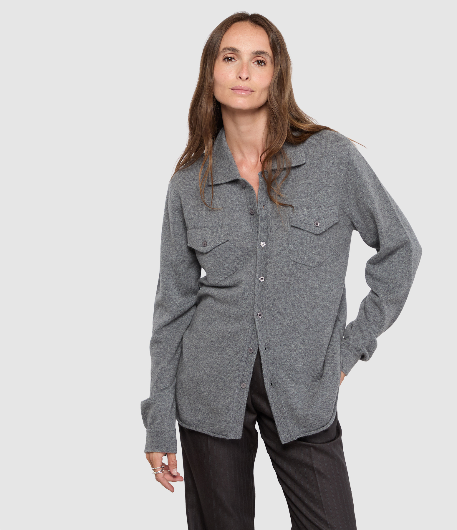Julius Men’s Cashmere Flannel Shirt