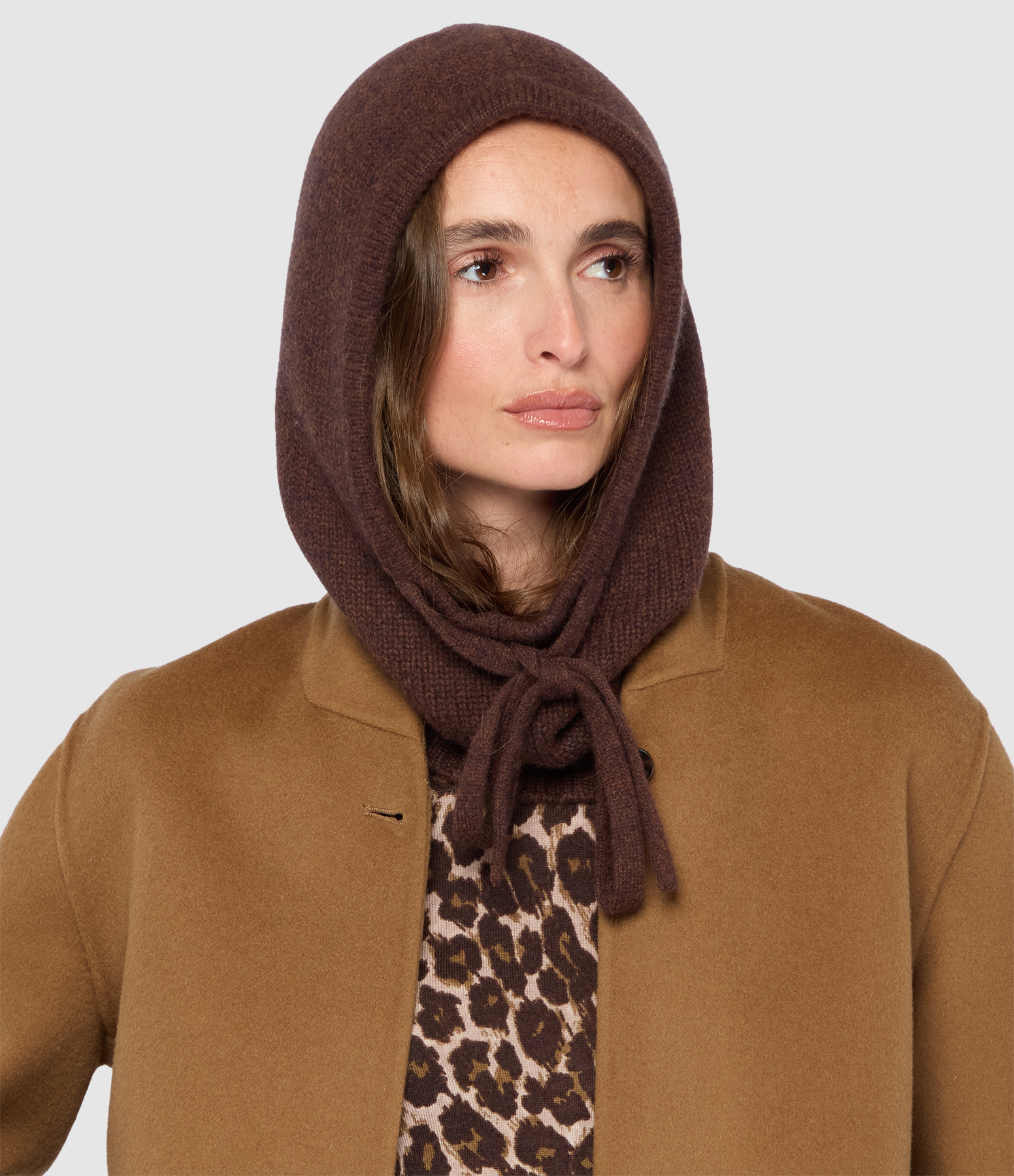 Sybel Espresso Jersey Balaclava