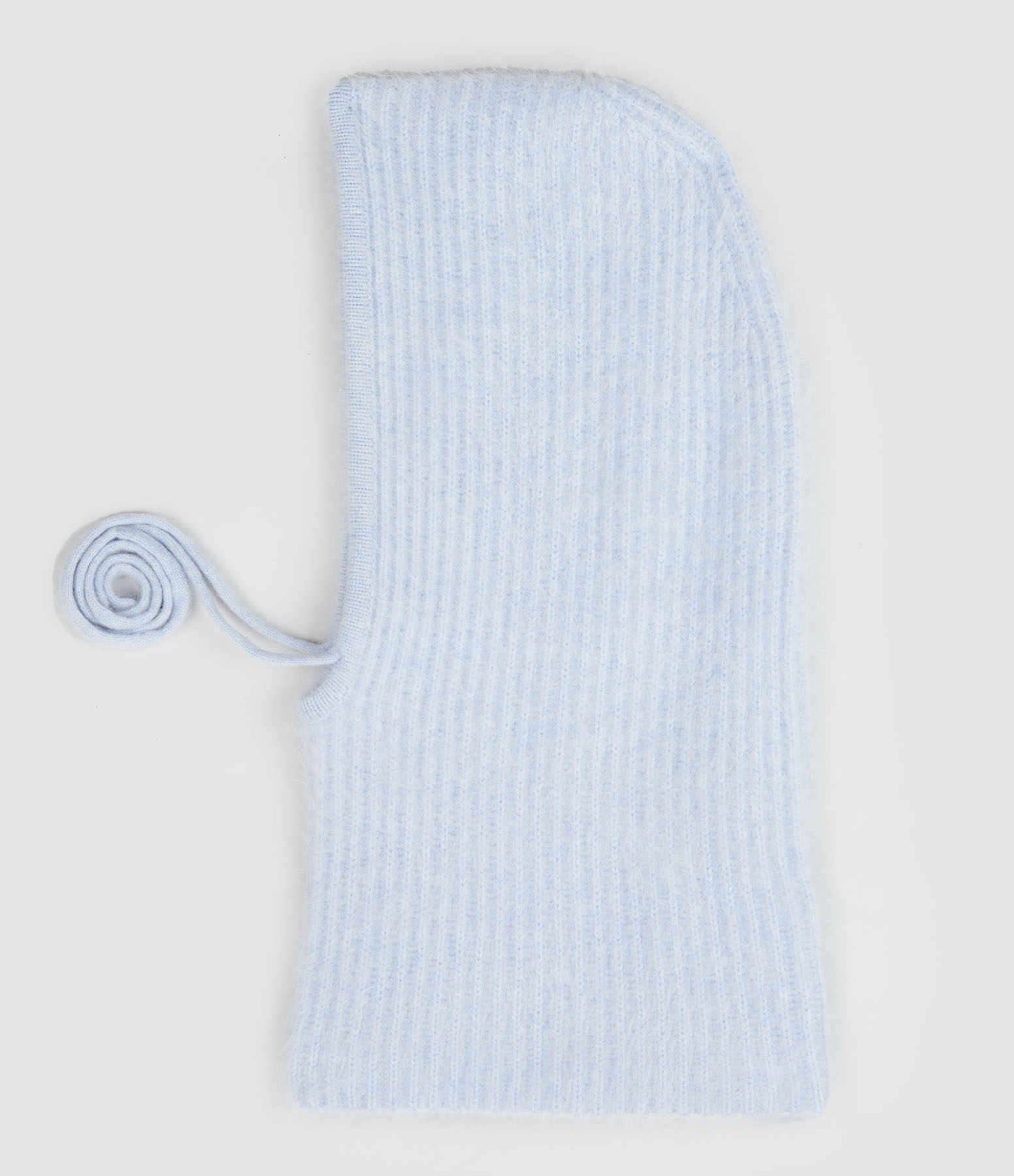 Sybel Fluffy Sky Blue Marled Balaclava