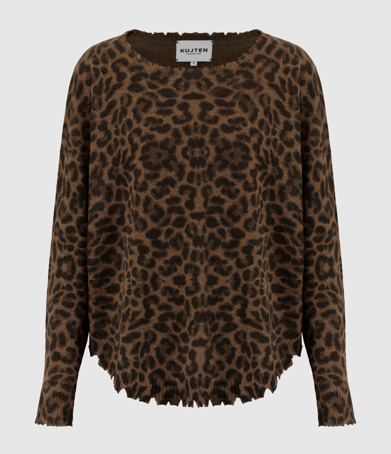 Leopri Brown Leopard Melah Jumper, Leopard Capsule Collection