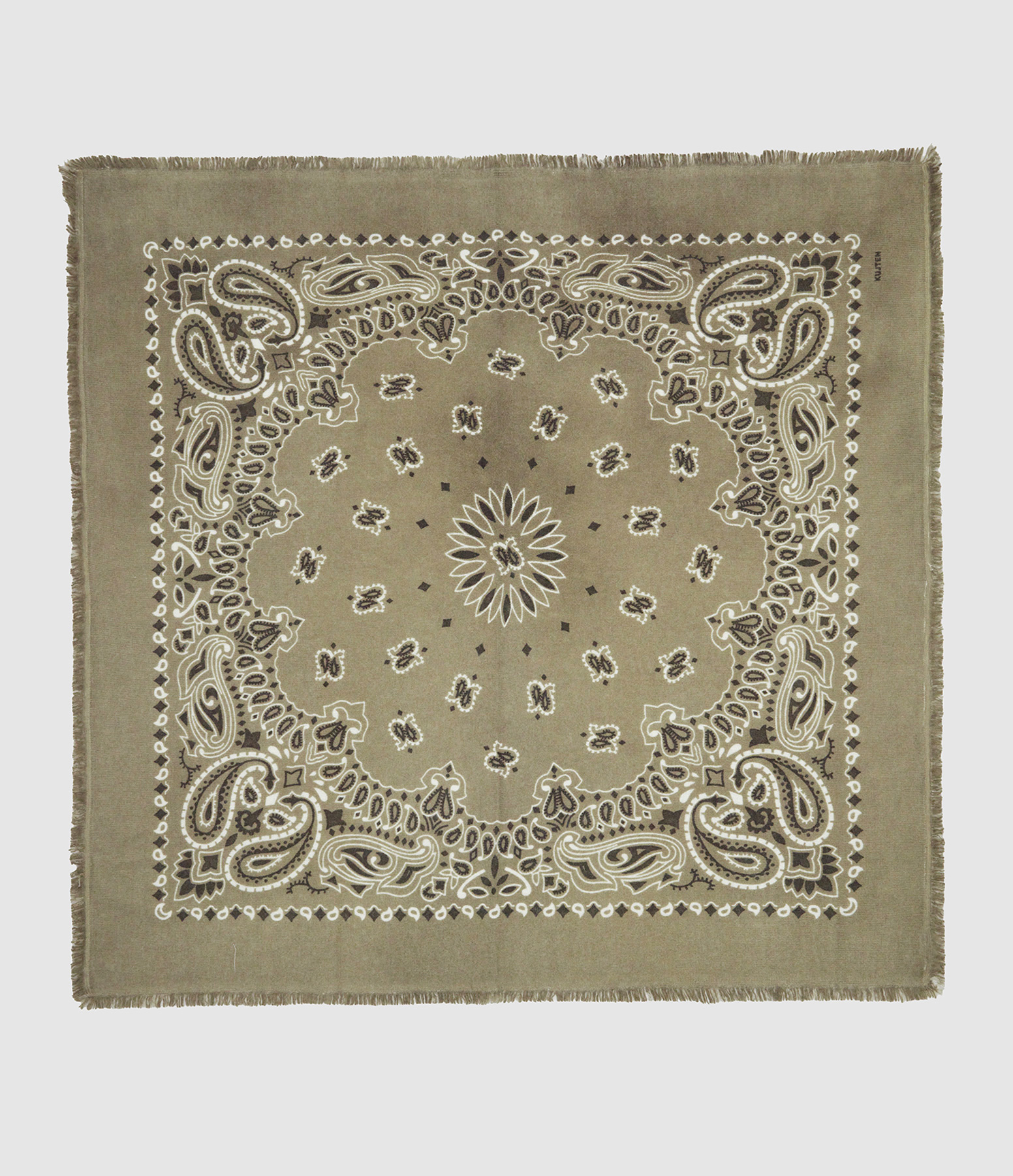 Hachiko Bico Khaki Marled Scarf