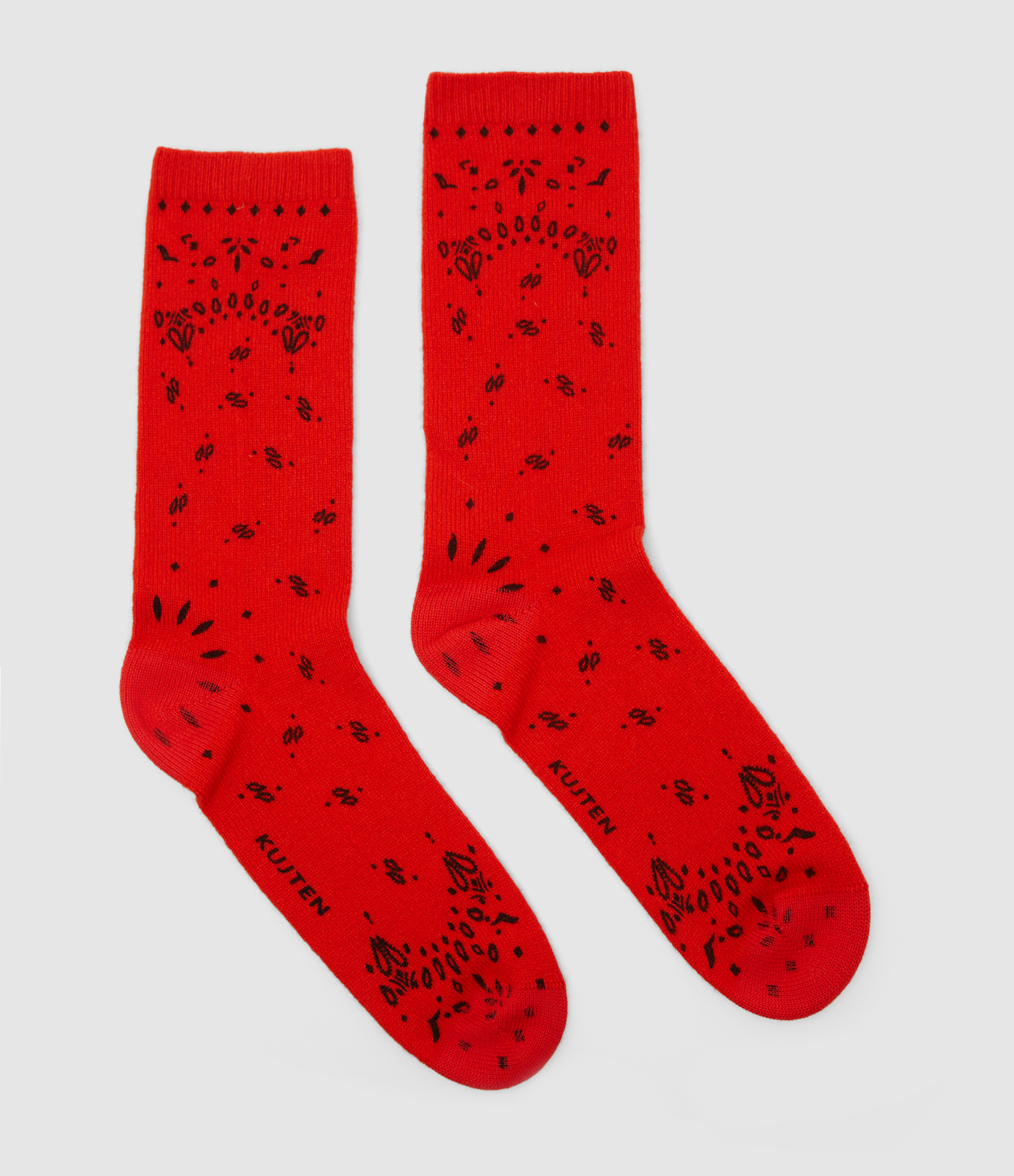 Sig Bandana Orange Rosso Socks