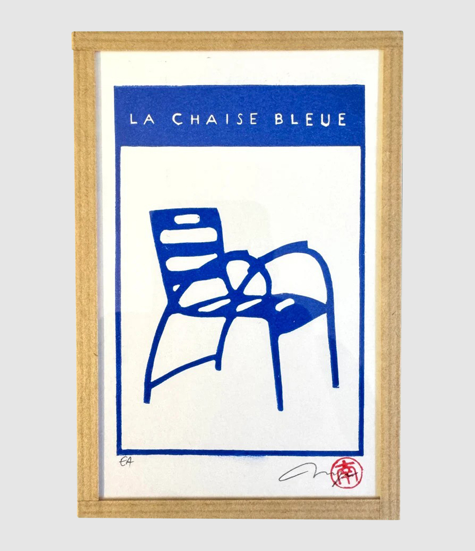 Poster: The Blue Chair