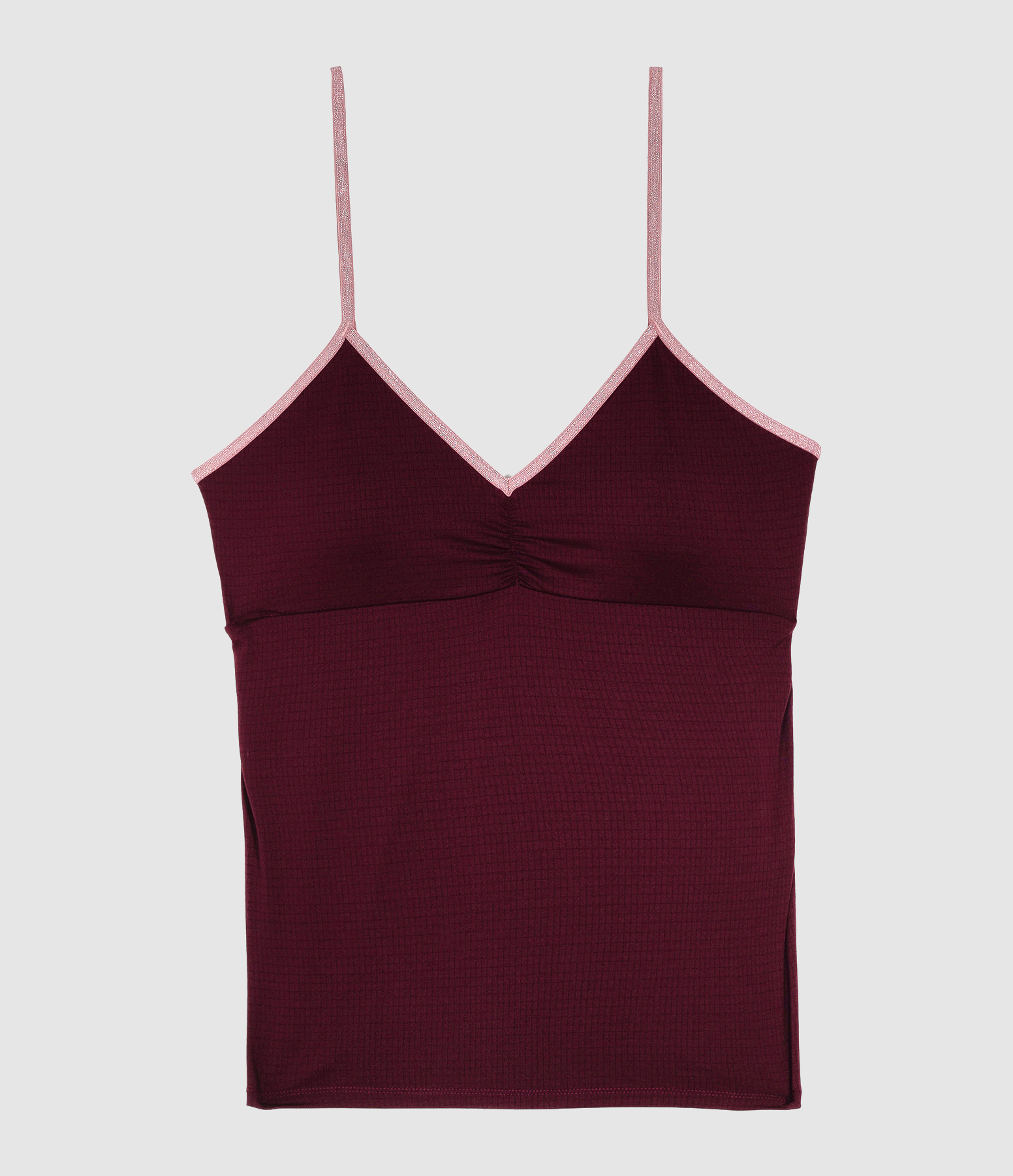 Georgia Camisole with Removable Pads, Burgundy, Cocoon