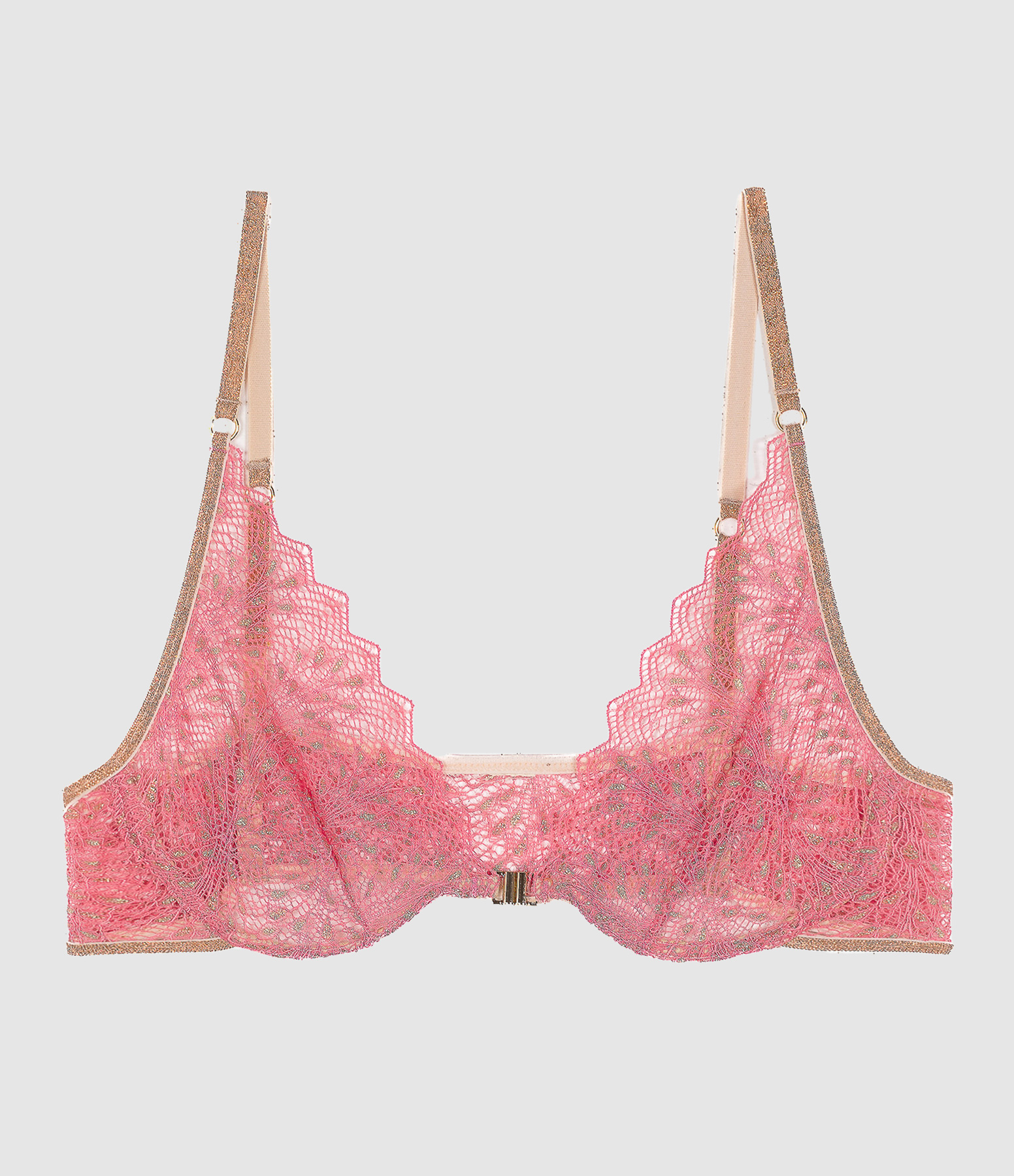 Méryl Pink Lace Bra