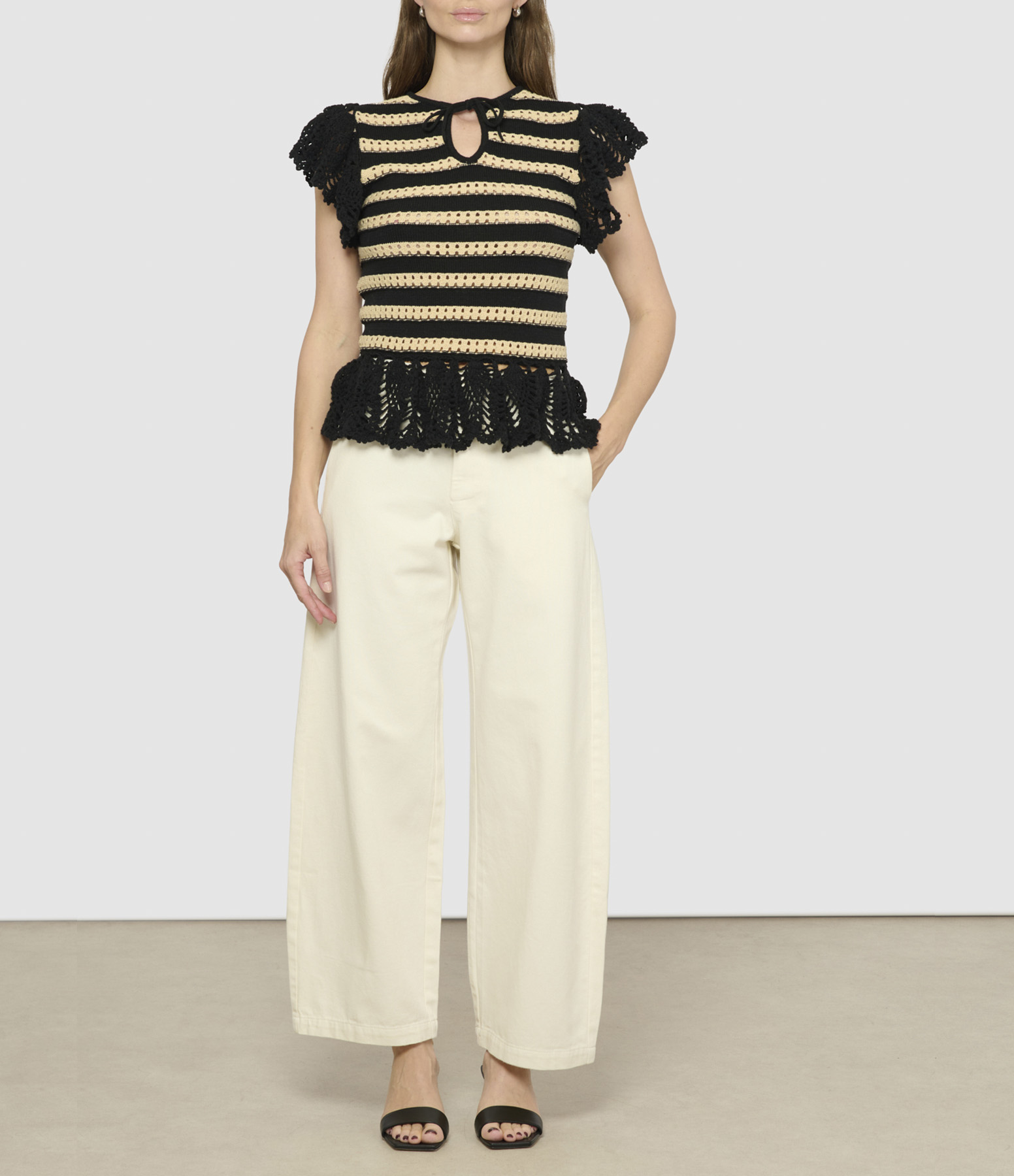 Massaua Avorio Bum Trousers