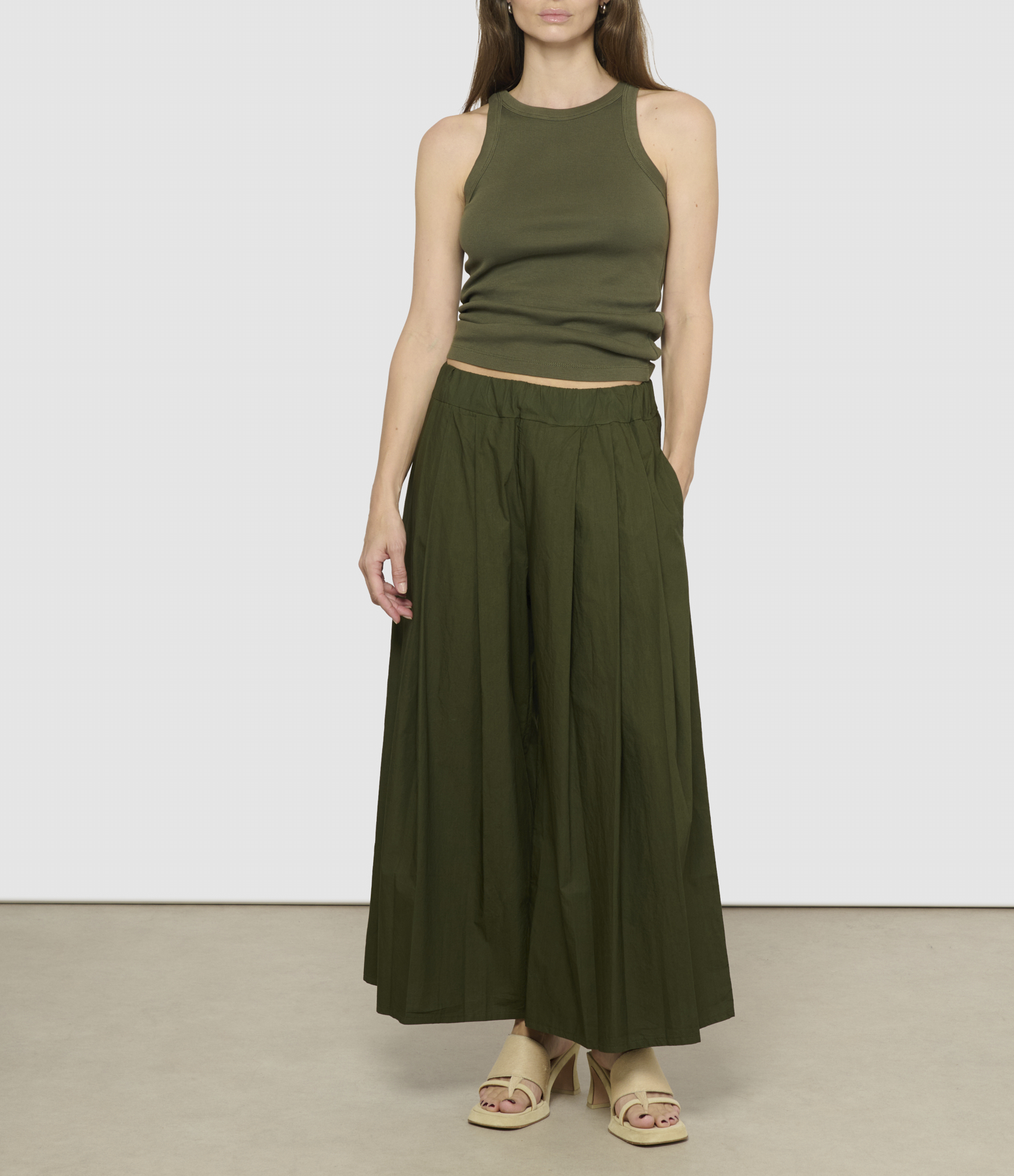 Rombo Clara Olive Trousers