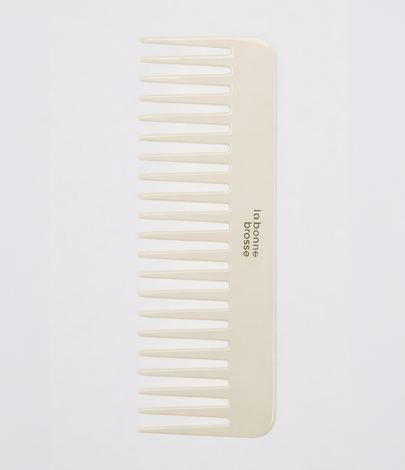The Cream-White Acetate Wide-Tooth Detangling Comb