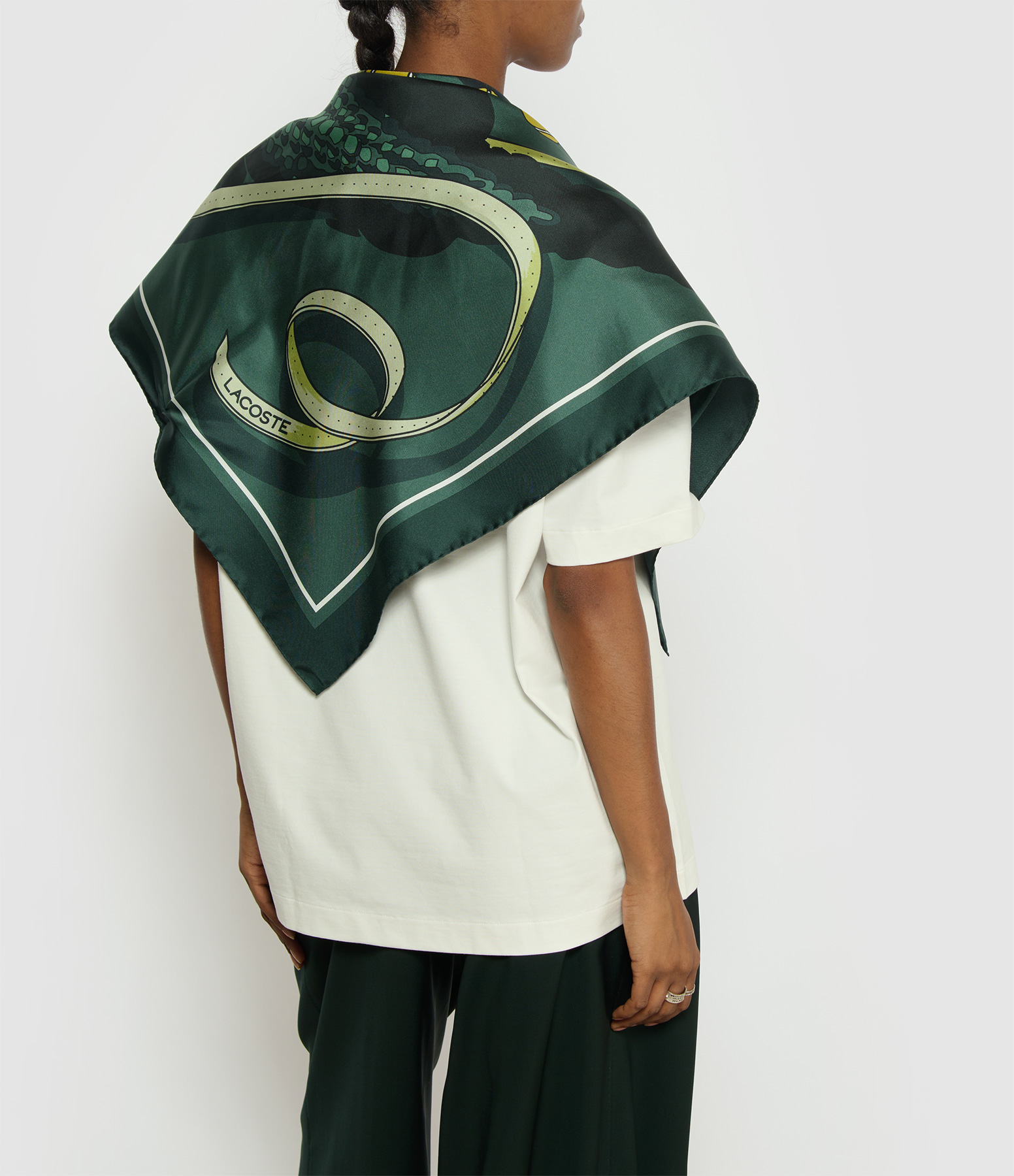 Fairway Dark Seaweed Scarf, AW25 Catwalk Collection