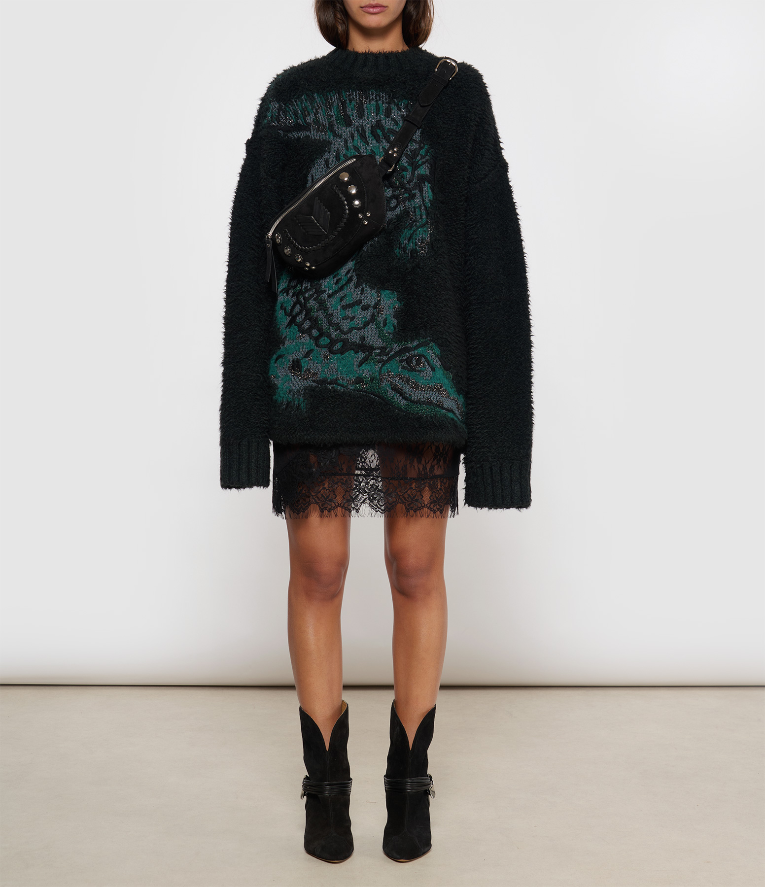 Multico Dark Seaweed Jumper, AW25 Catwalk Collection