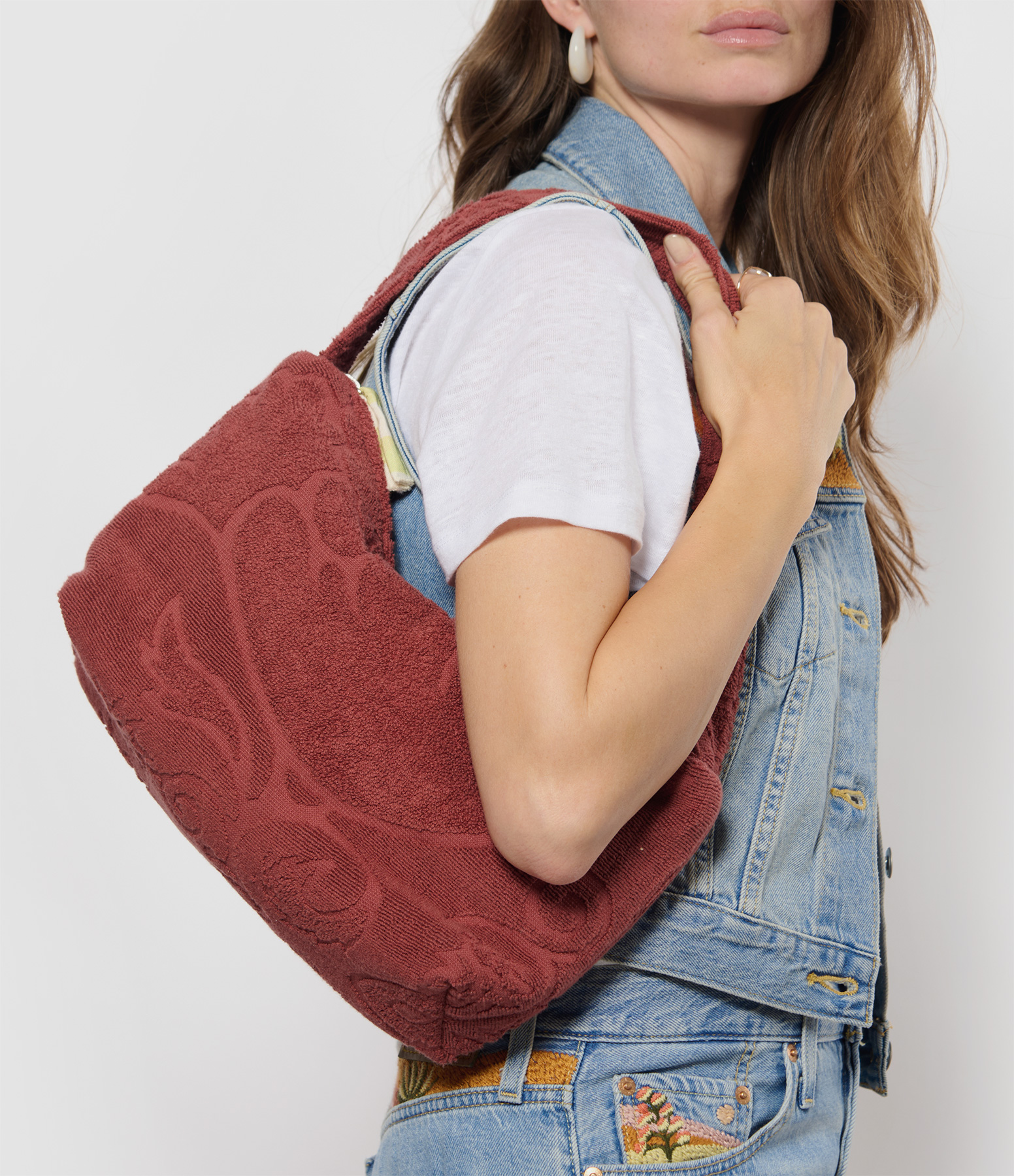 Marrakech Terry Cloth Moon Bag