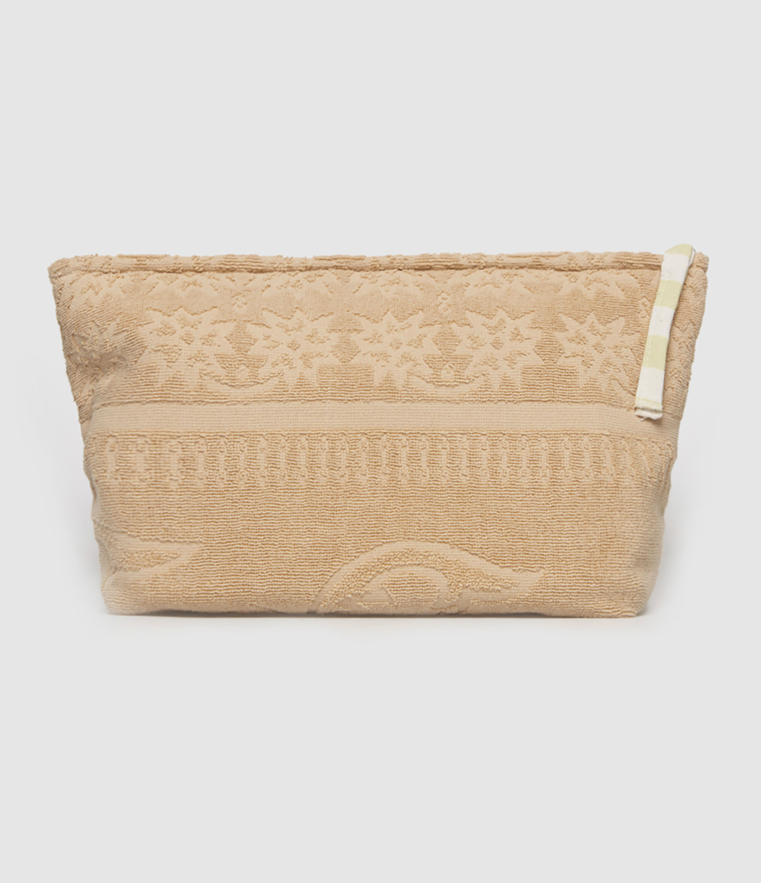 Walakin XL Beige Terry Cloth Toiletry Bag