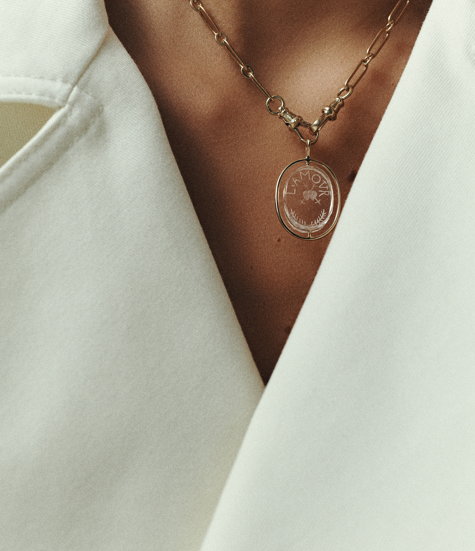 'L'Amour' No. 2 Crystal Necklace