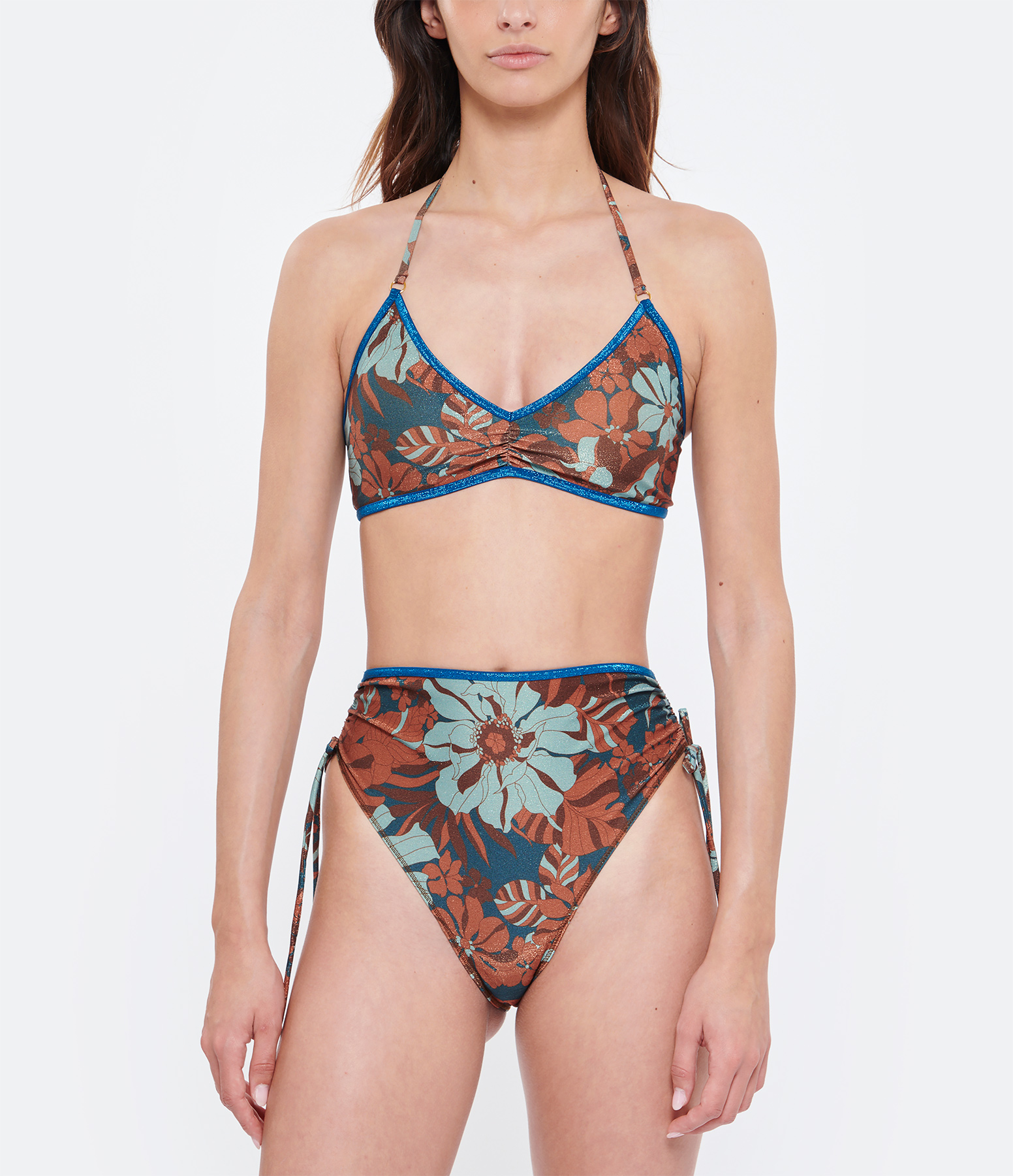Joseph Azur Flower Swimsuit Top