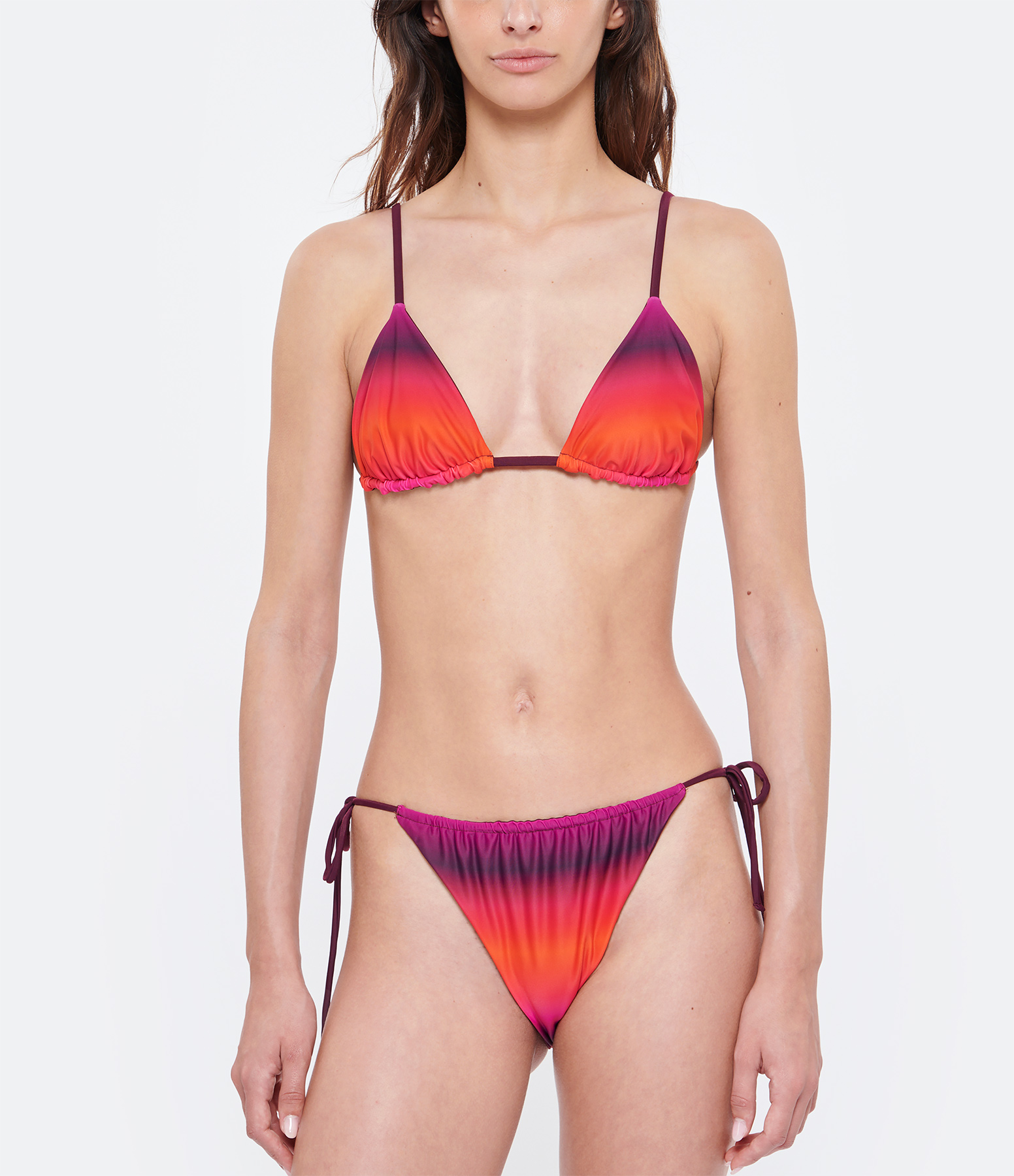 Nab Pink Gradient Reversible Swimsuit Bottoms