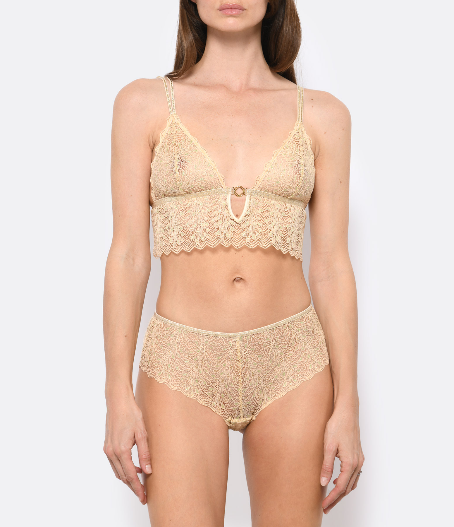 Françoise Honey Lace Shorts, Heritage Capsule Collection