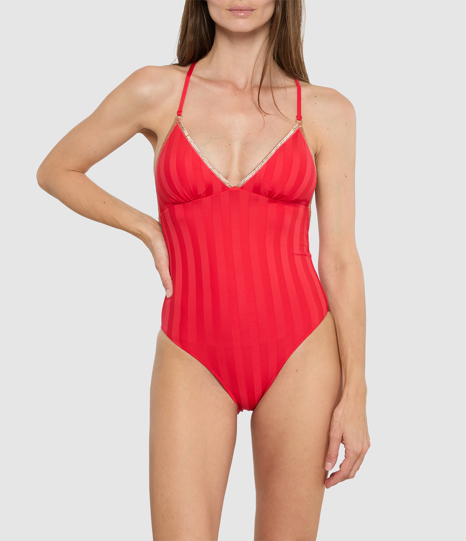 Gilda Poppy Beach One-Piece Swimsuit