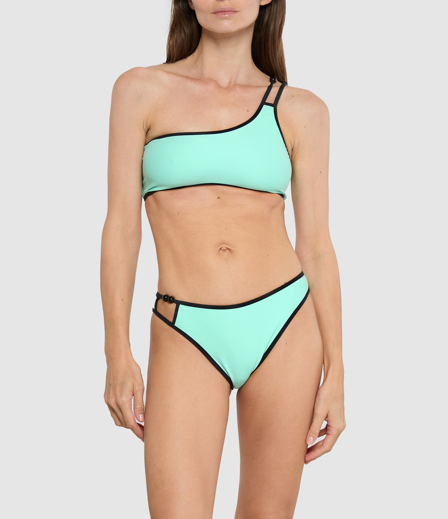 Beth Aqua Swim Top, Heritage Collection