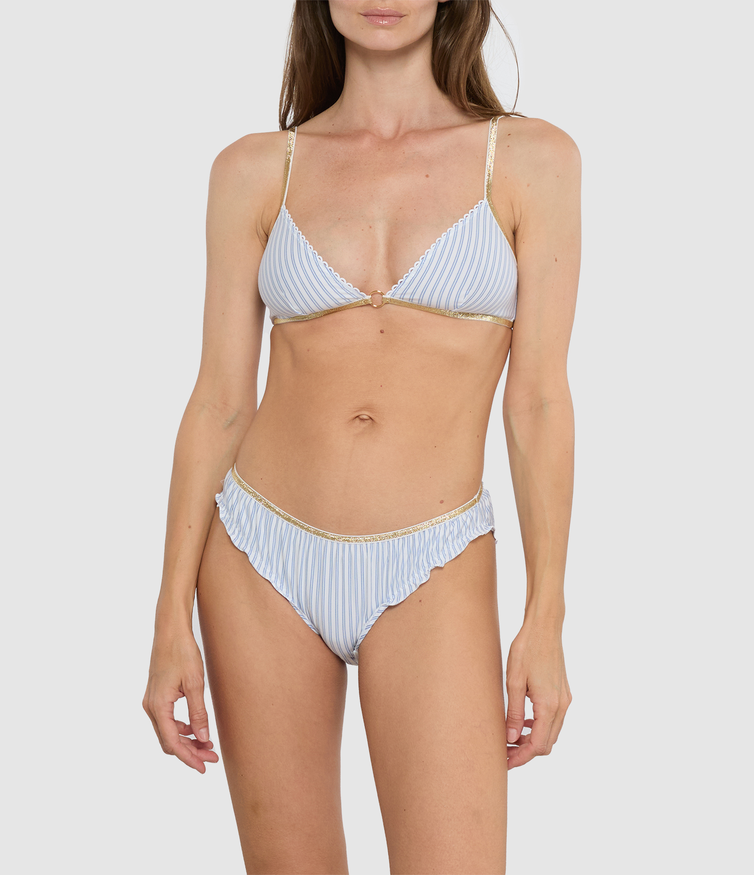 Otis Cotton Stripes Bra