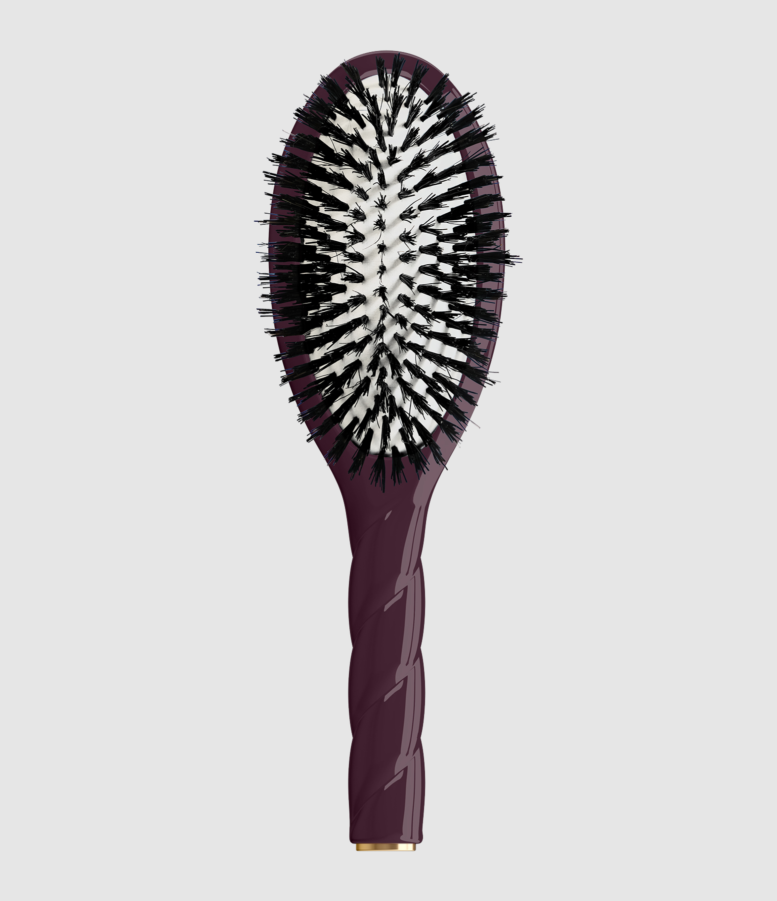 No. 1 The Universal Aubergine Shine & Care Brush