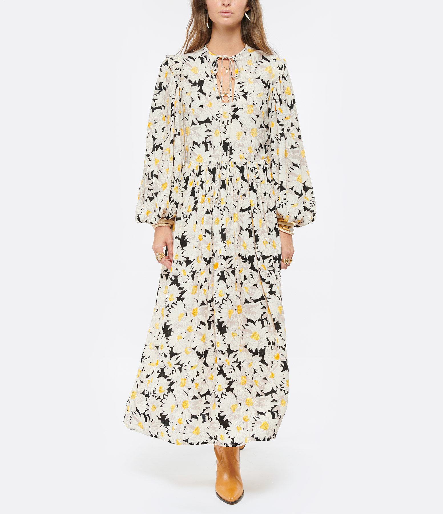 Sandra Floral Print Dress