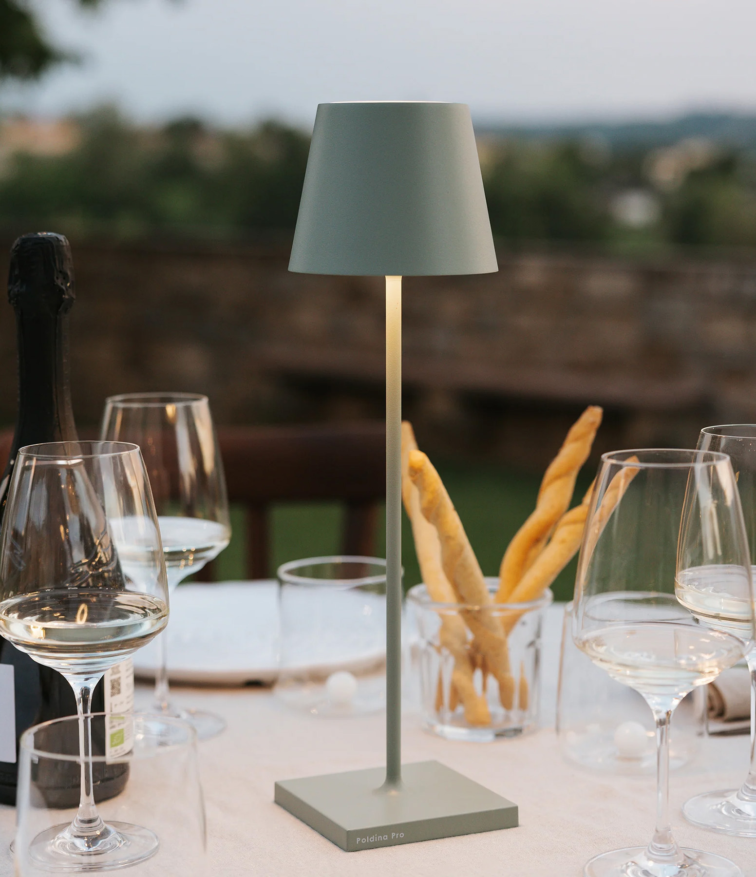 Poldina Pro Table Lamp in Sage Green