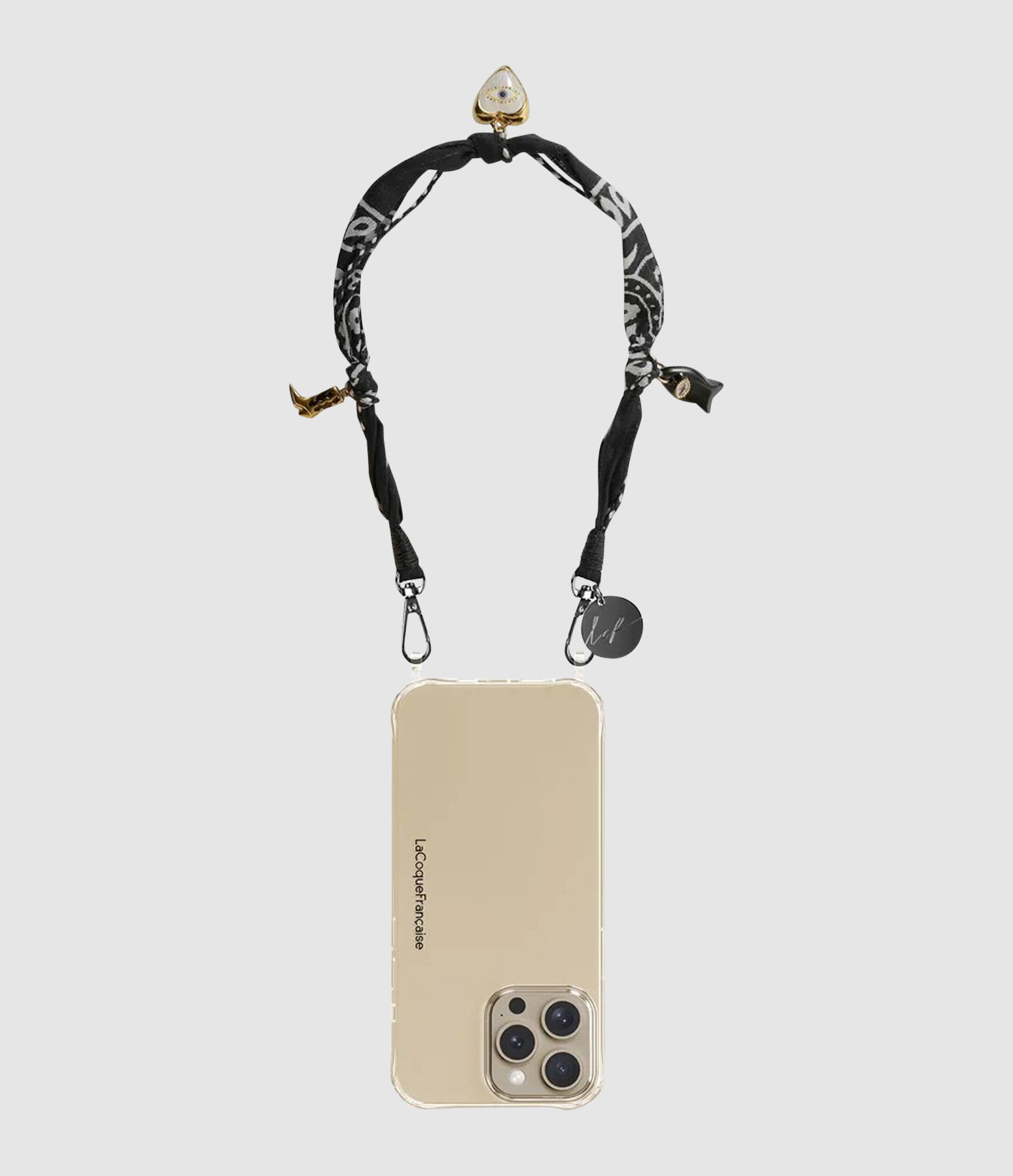 Laia Short Chain, Black Bandana