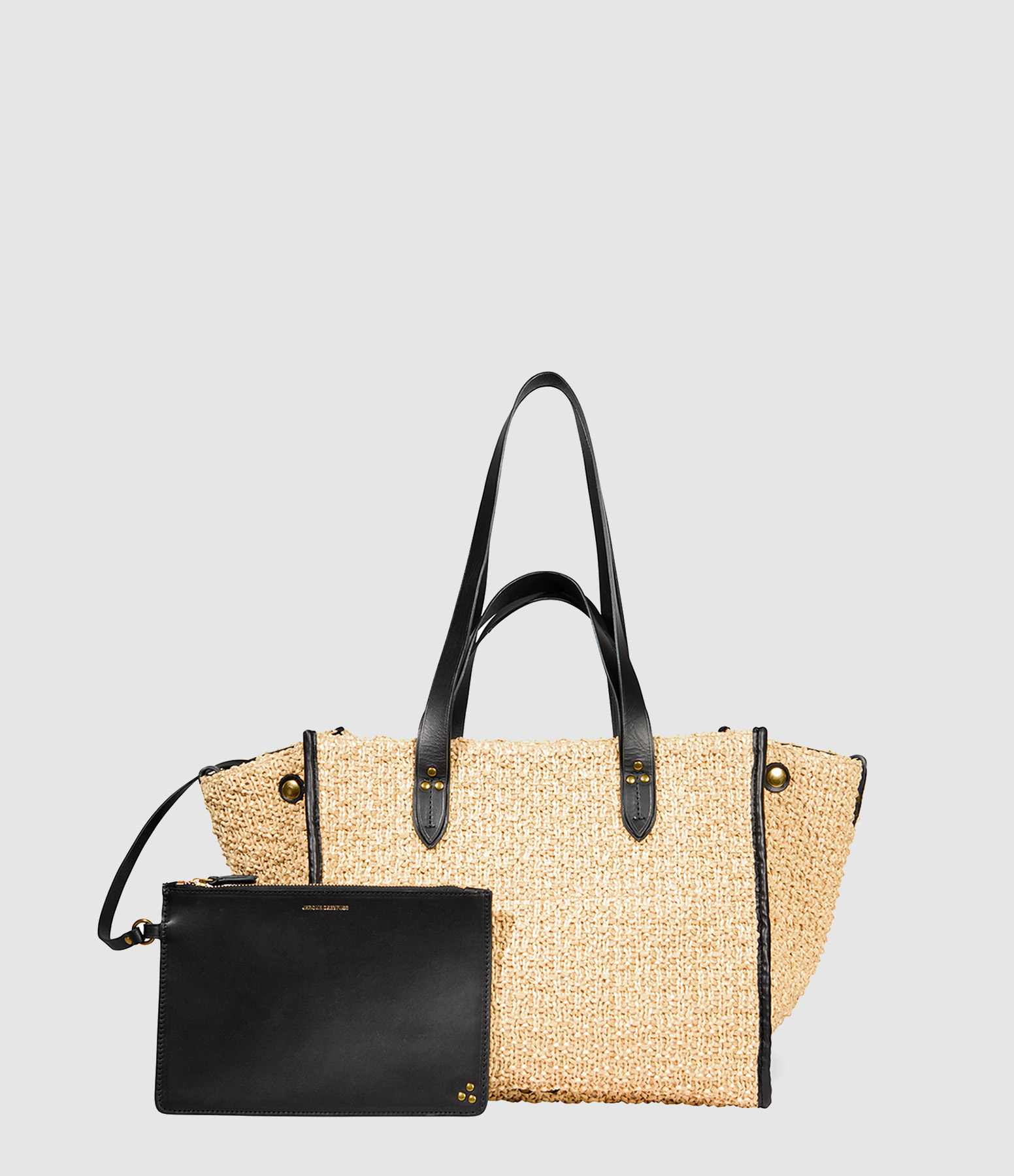 Léon M Natural Bag, Raphia Collection