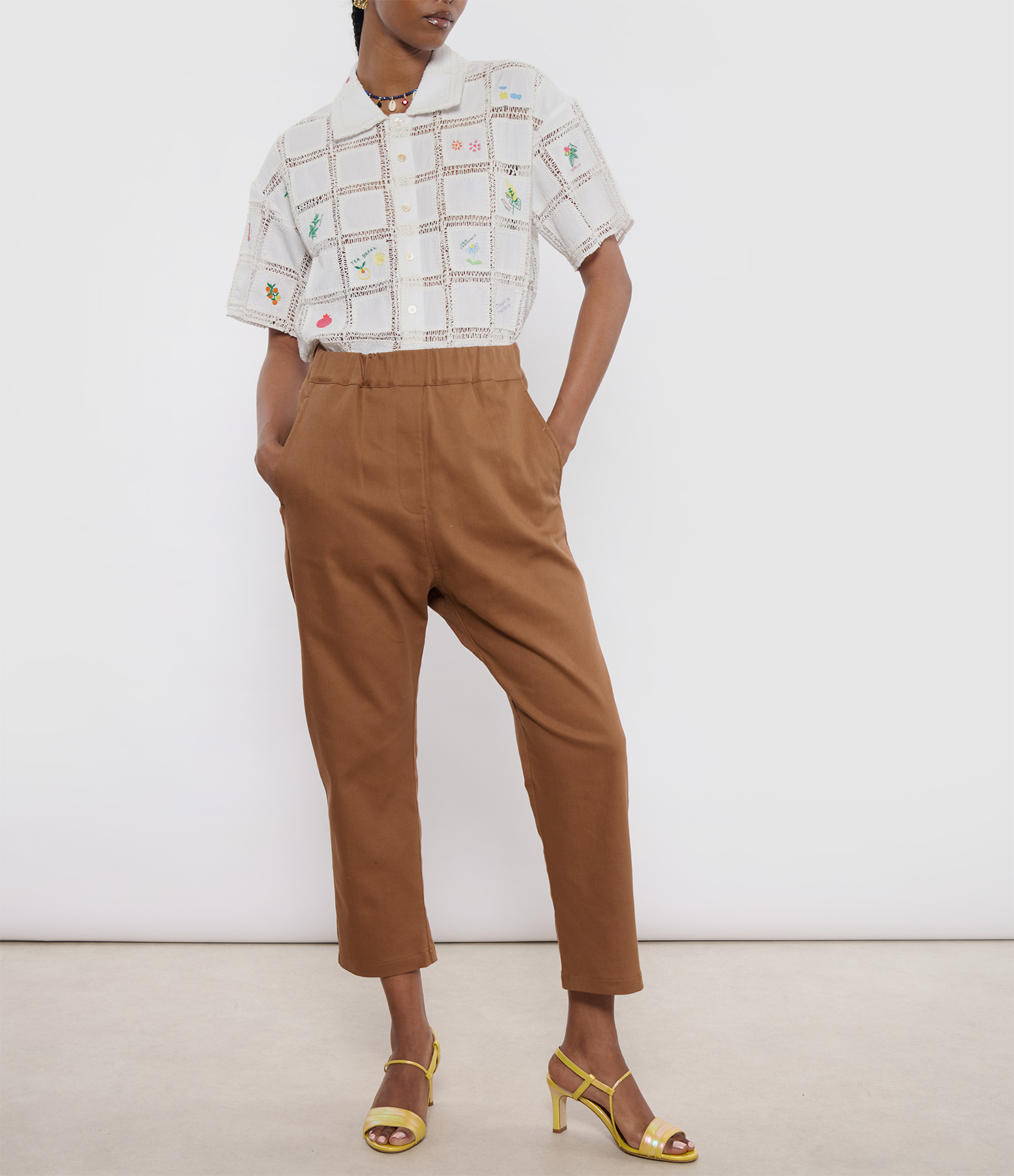 Achille Cacao Trousers