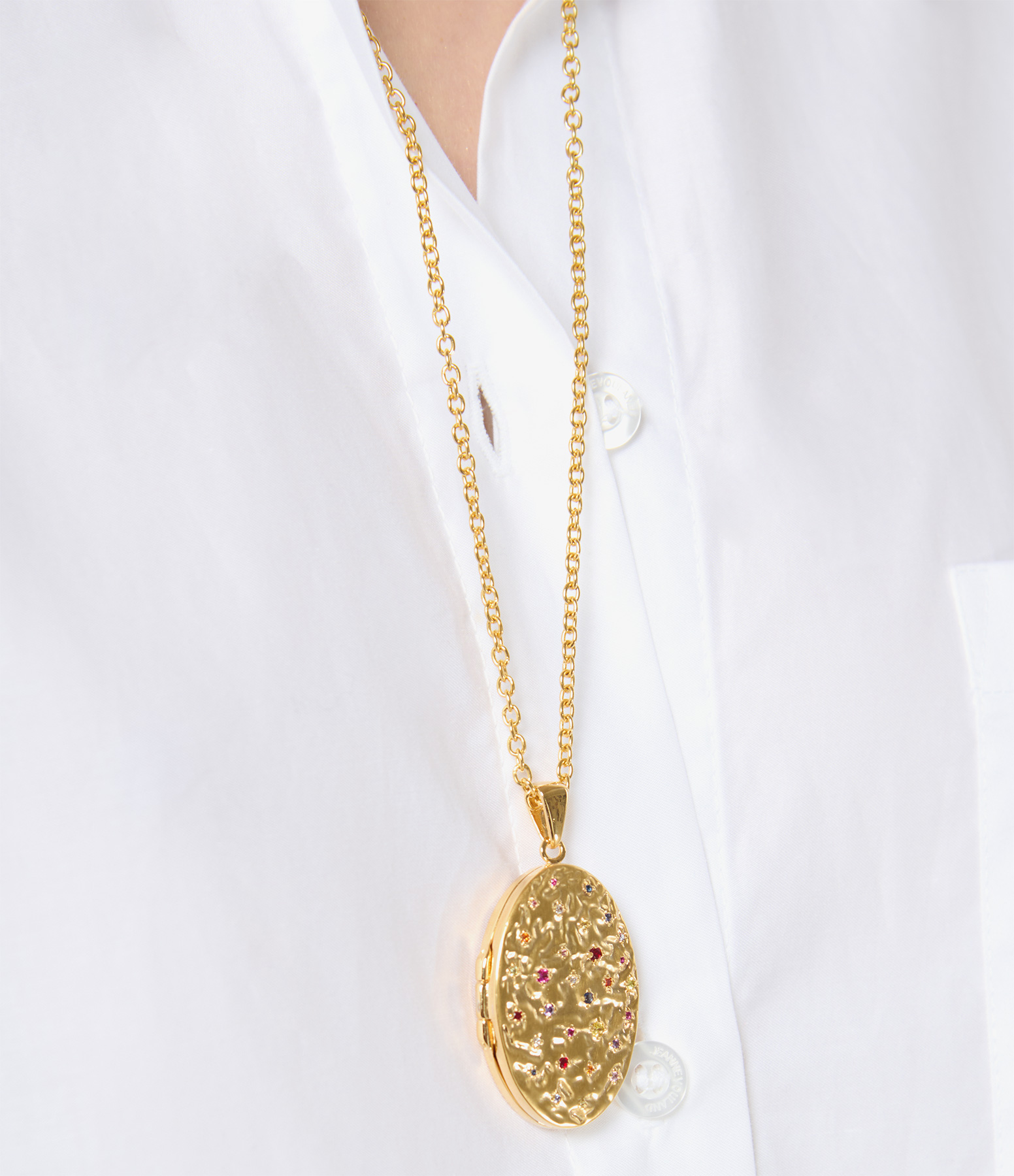 Gold Medallion Necklace