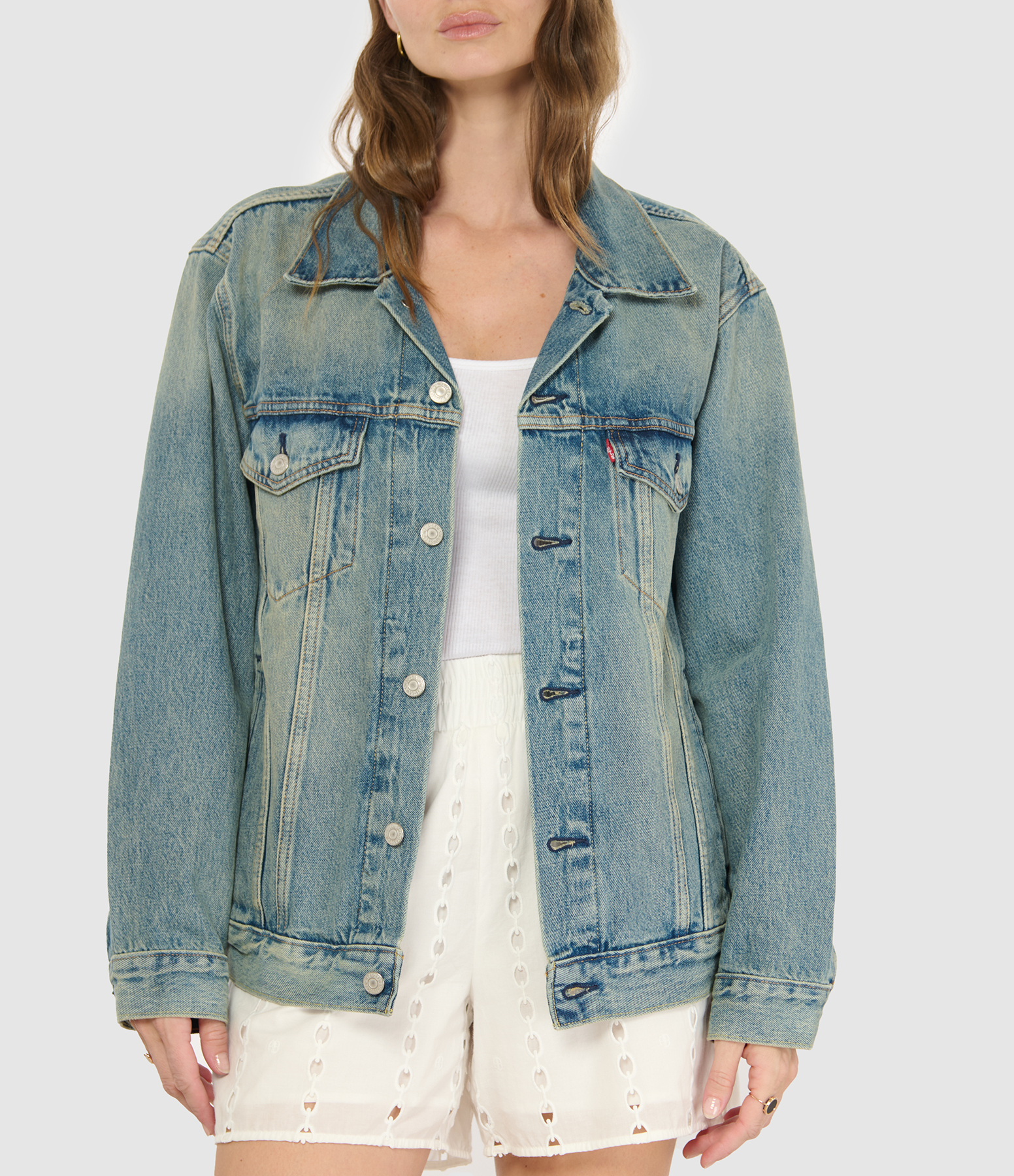 Relaxed-Fit Trucker Jacket – Medium Indigo – Worn In, Wherever You Are