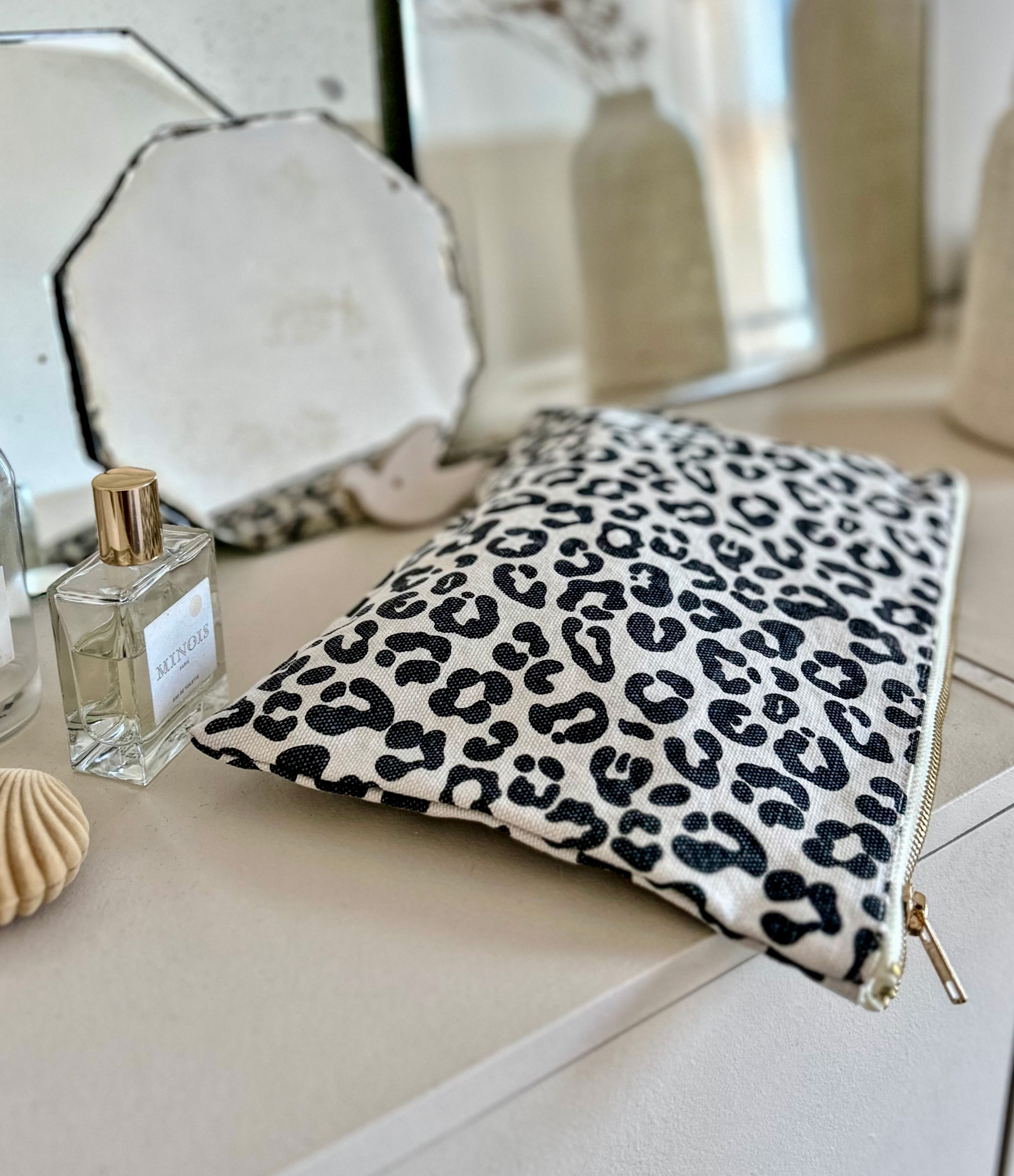 Lili Graou Greige Clutch Bag