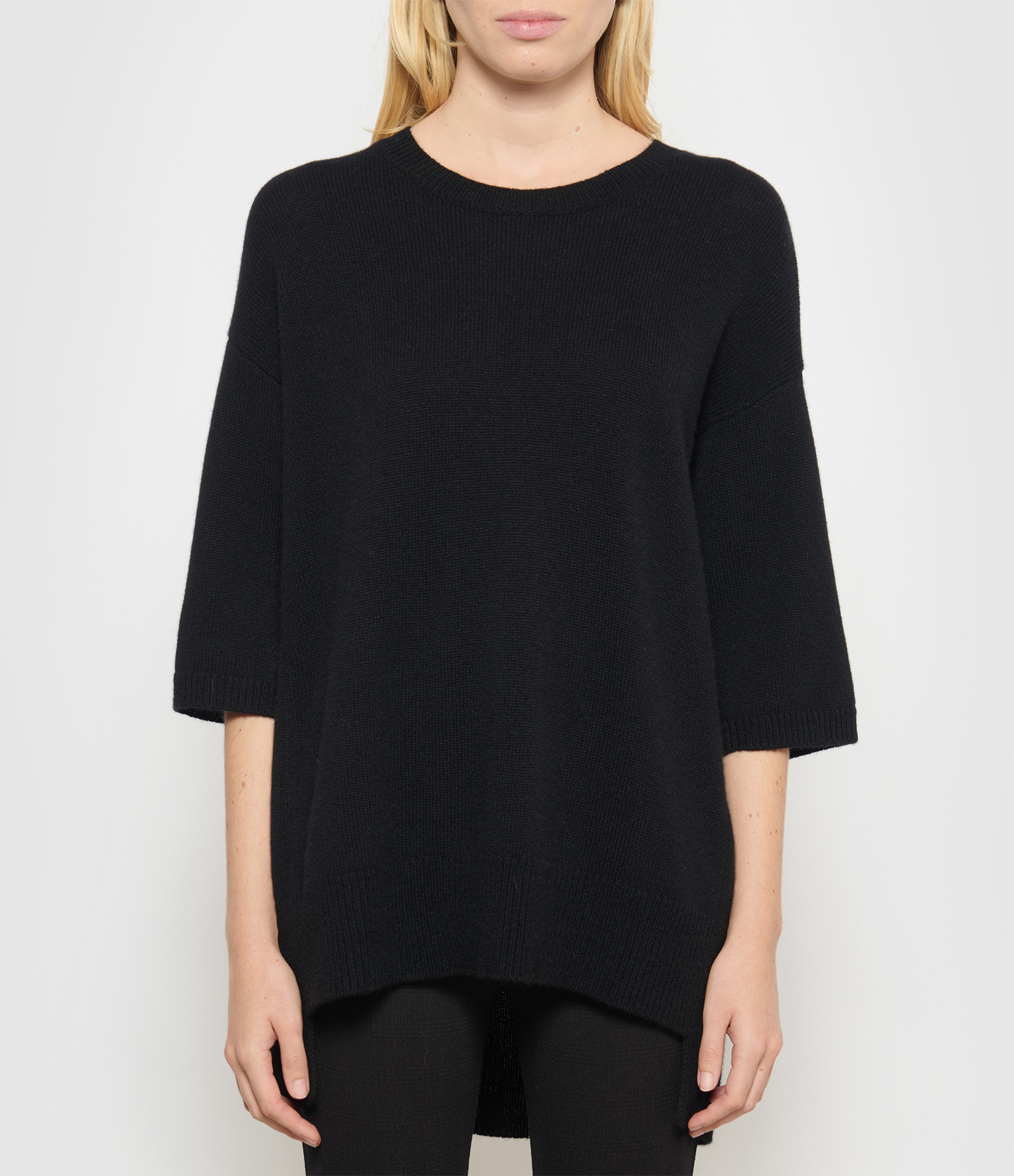 Camille Black Cashmere Jumper
