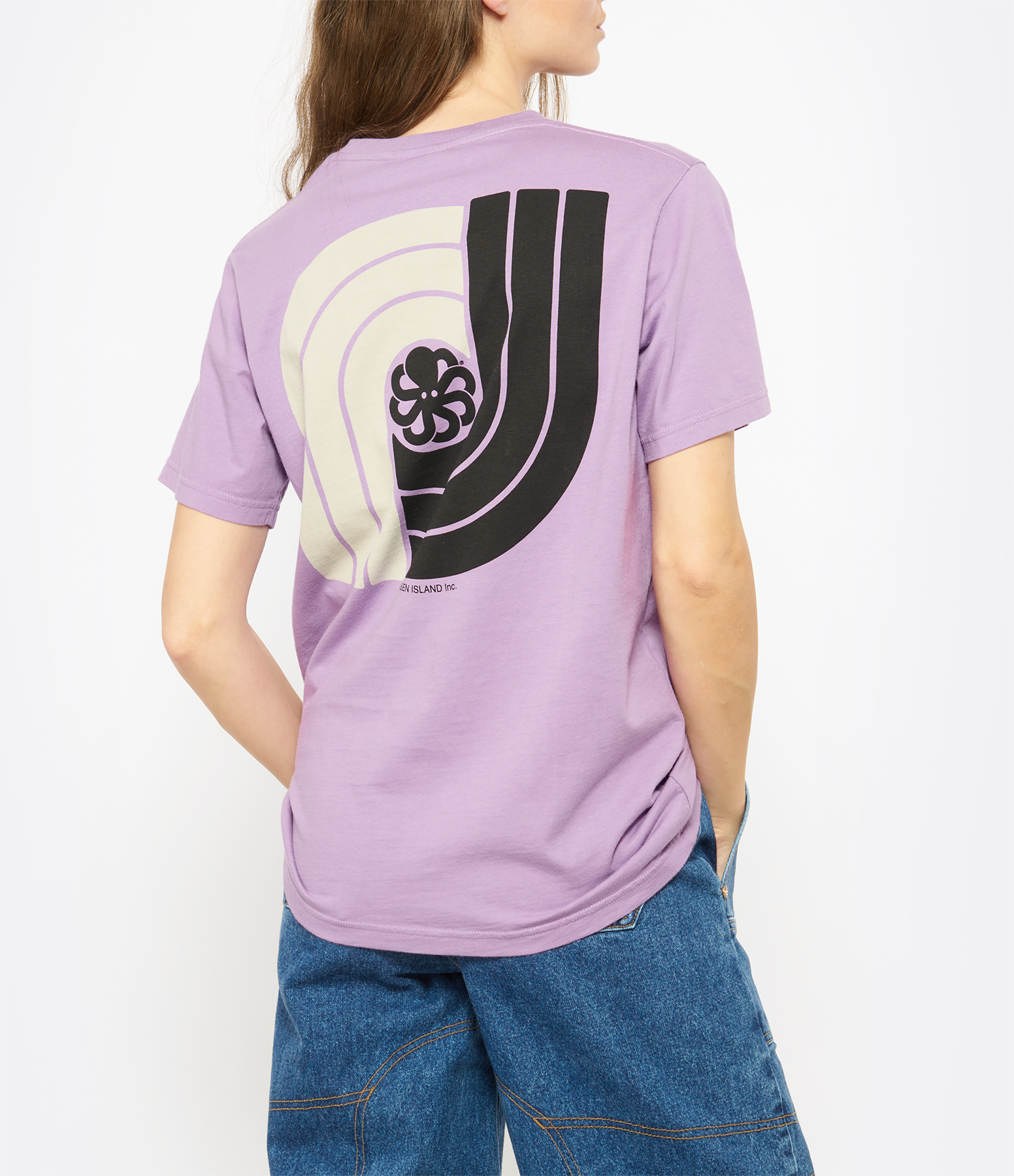Double J T-shirt in Mist Mauve