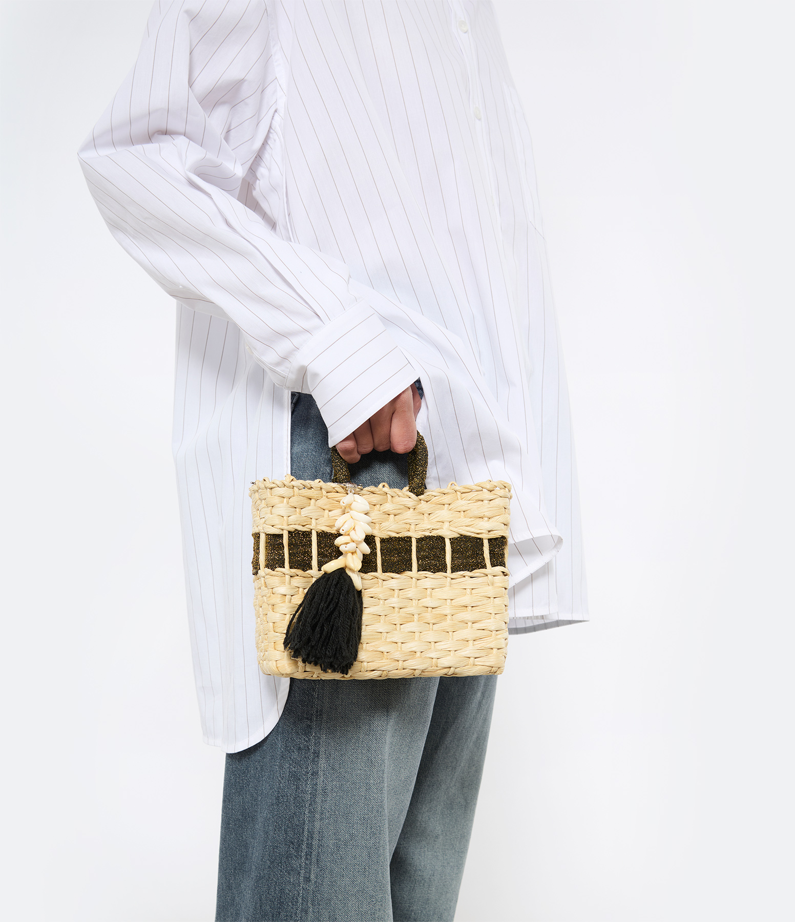 Rosana Bronze Lurex Mini Bag