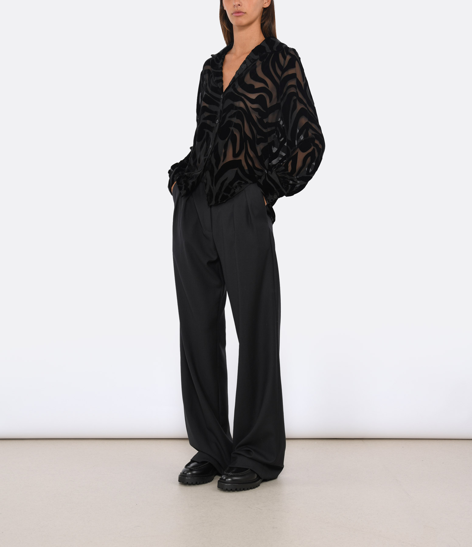 Sbiru Black Trousers