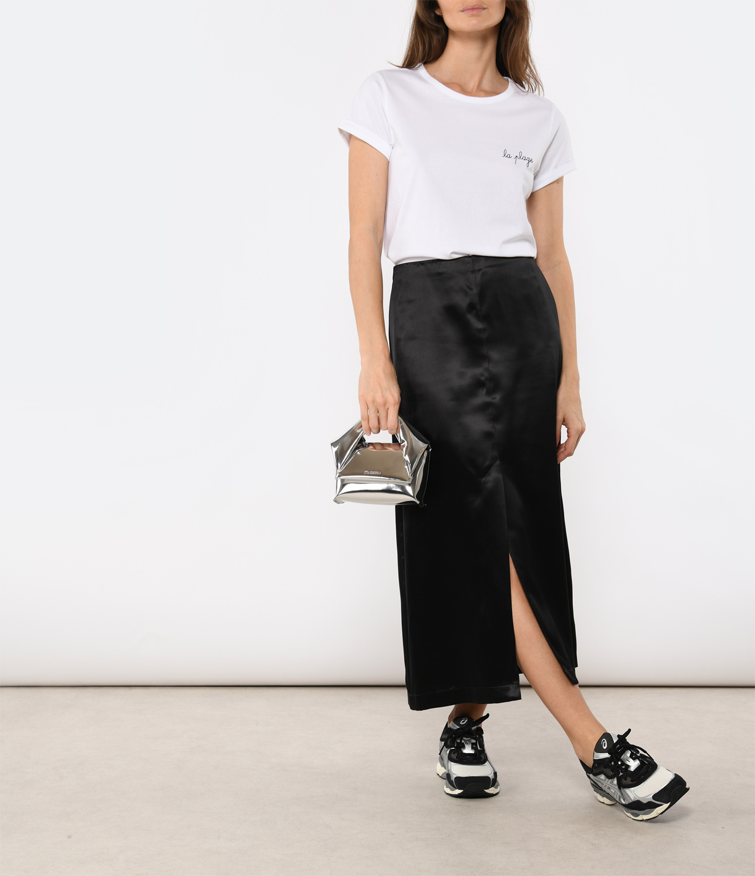 Lys Black Long Skirt