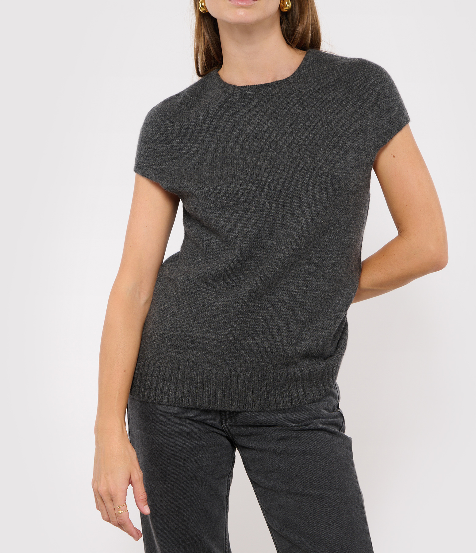 Nereus Sweater in Anthracite Melange