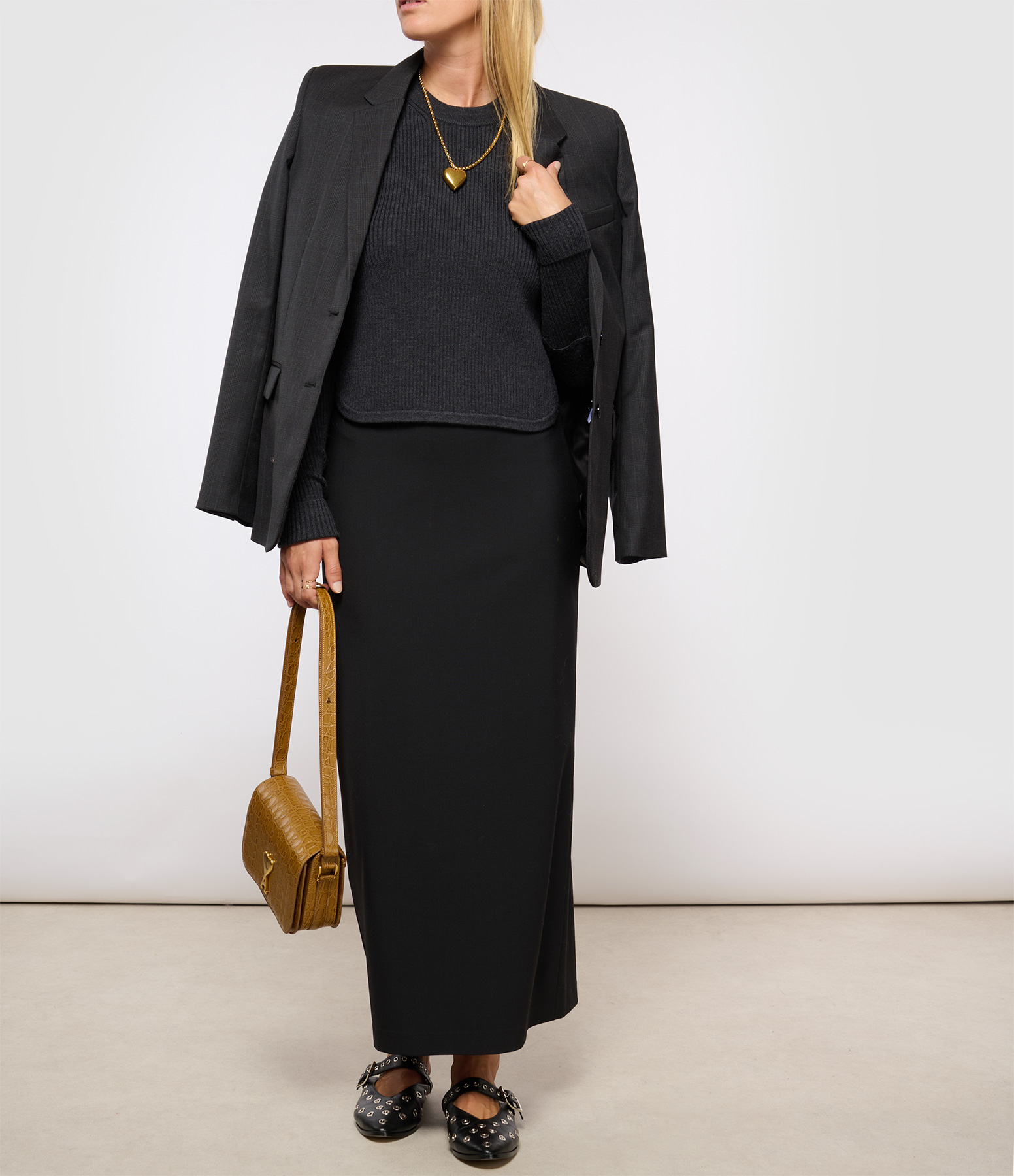 Samos Black Skirt