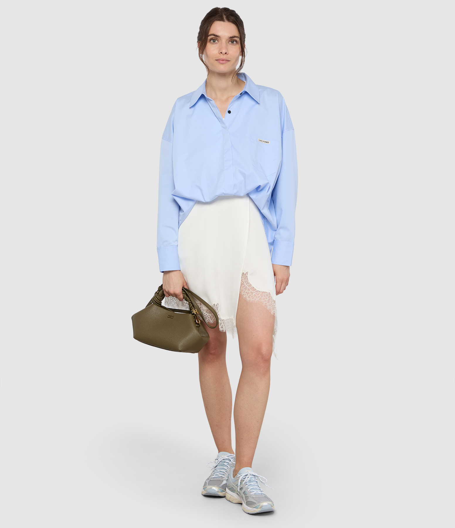 Joey Light Blue Midi Dress