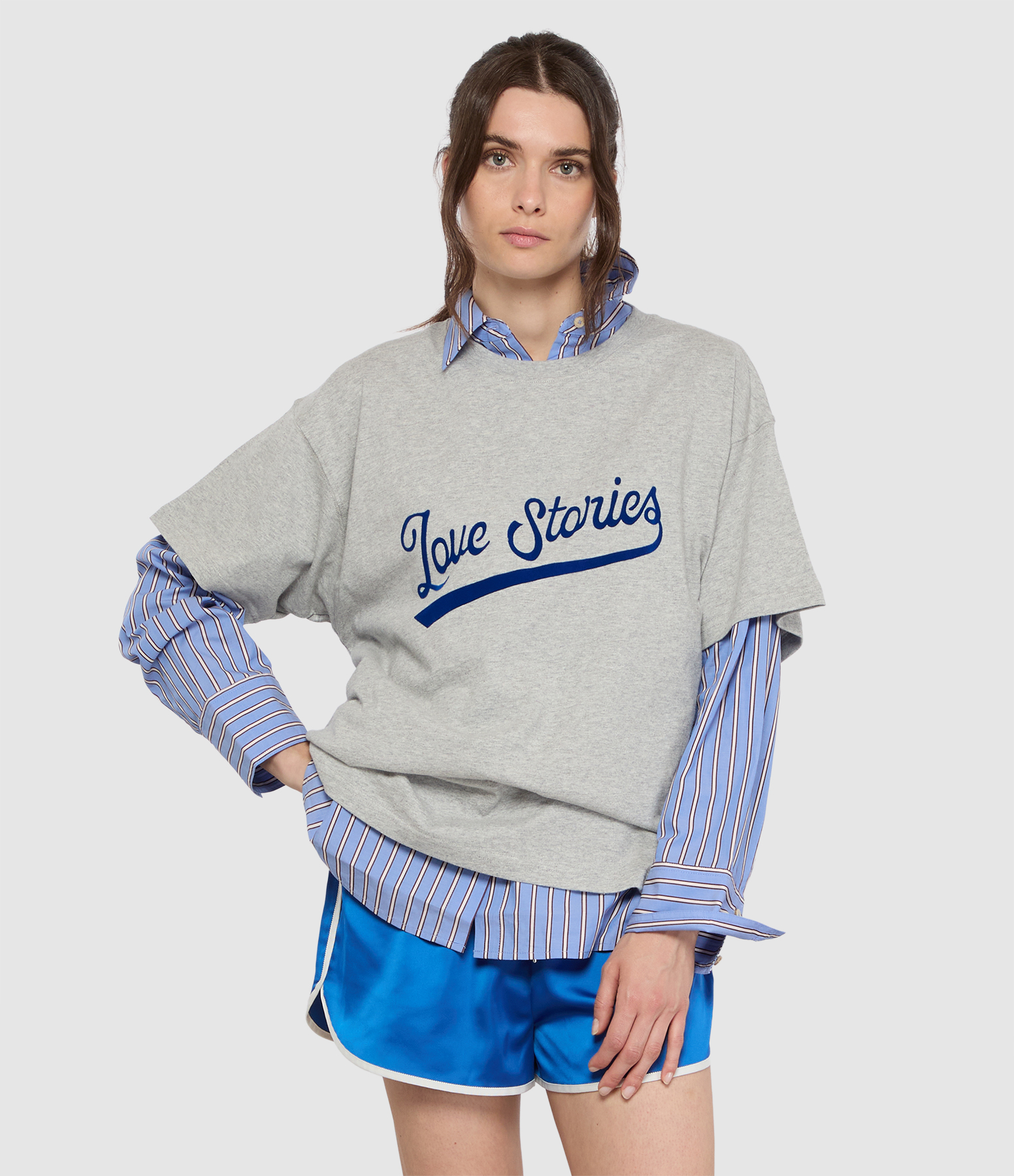Alba Light Grey T-shirt