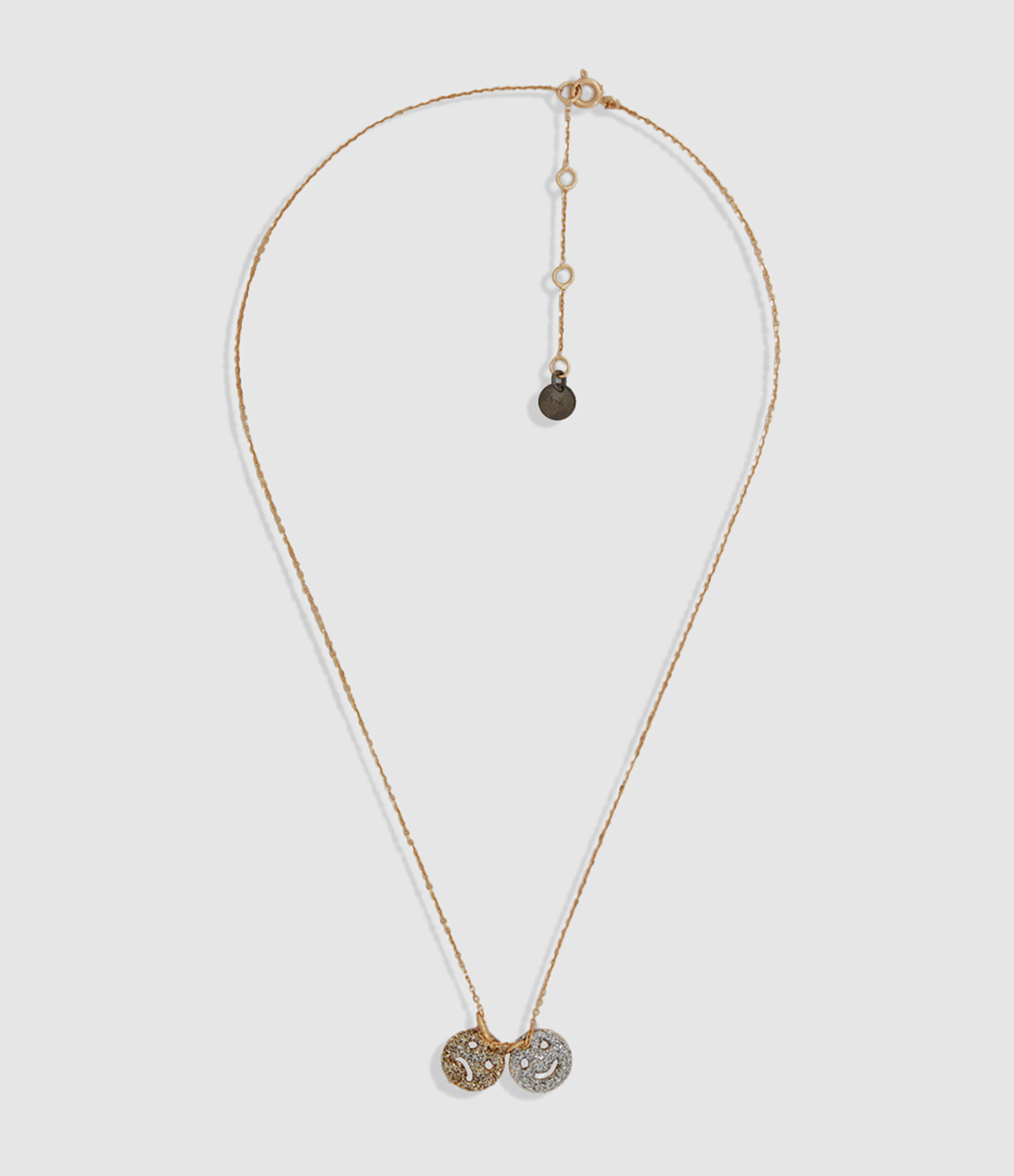 XS Gold Smiley Necklace