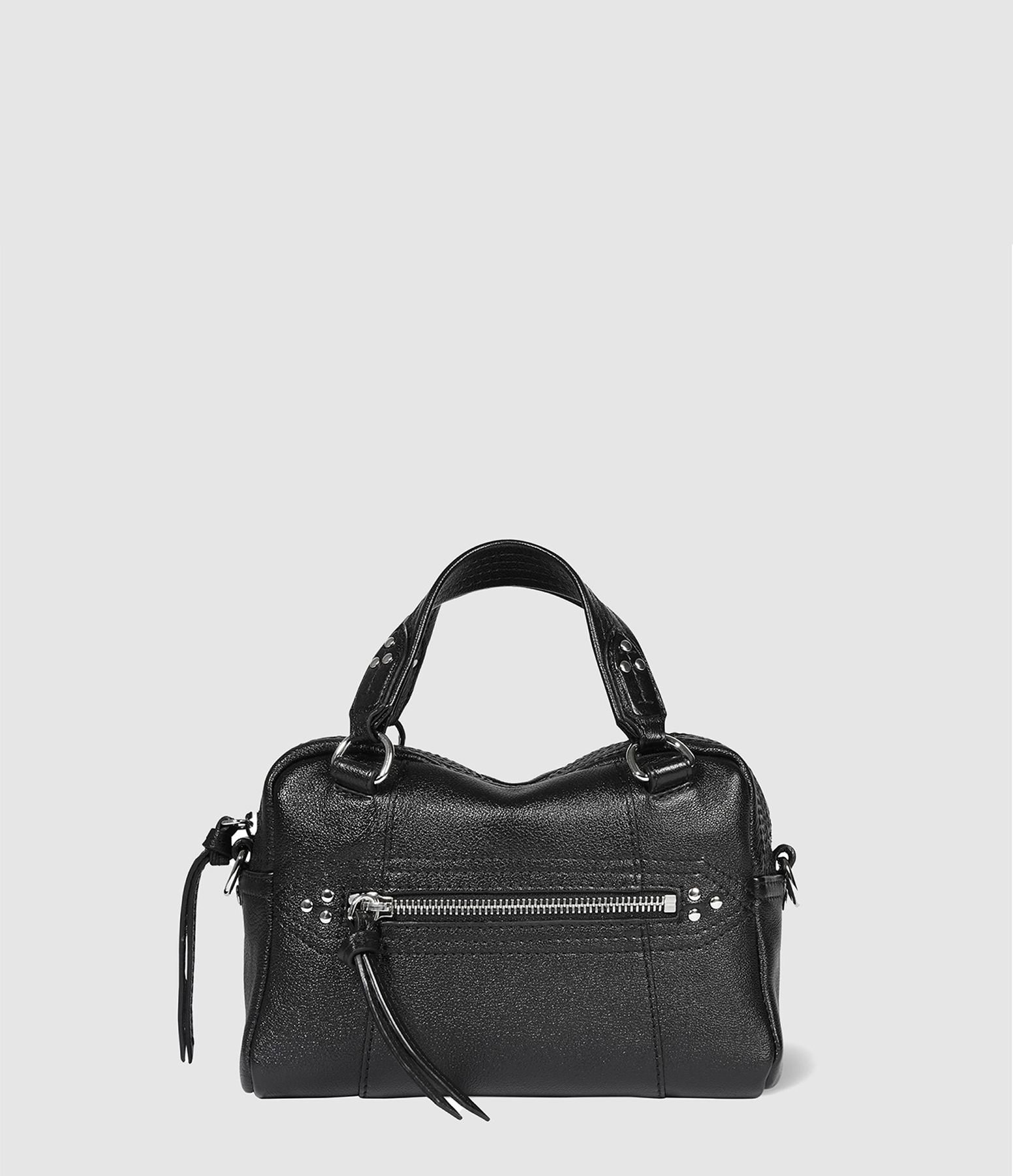 Lucky Bowling Mini Bag – Black and Silver