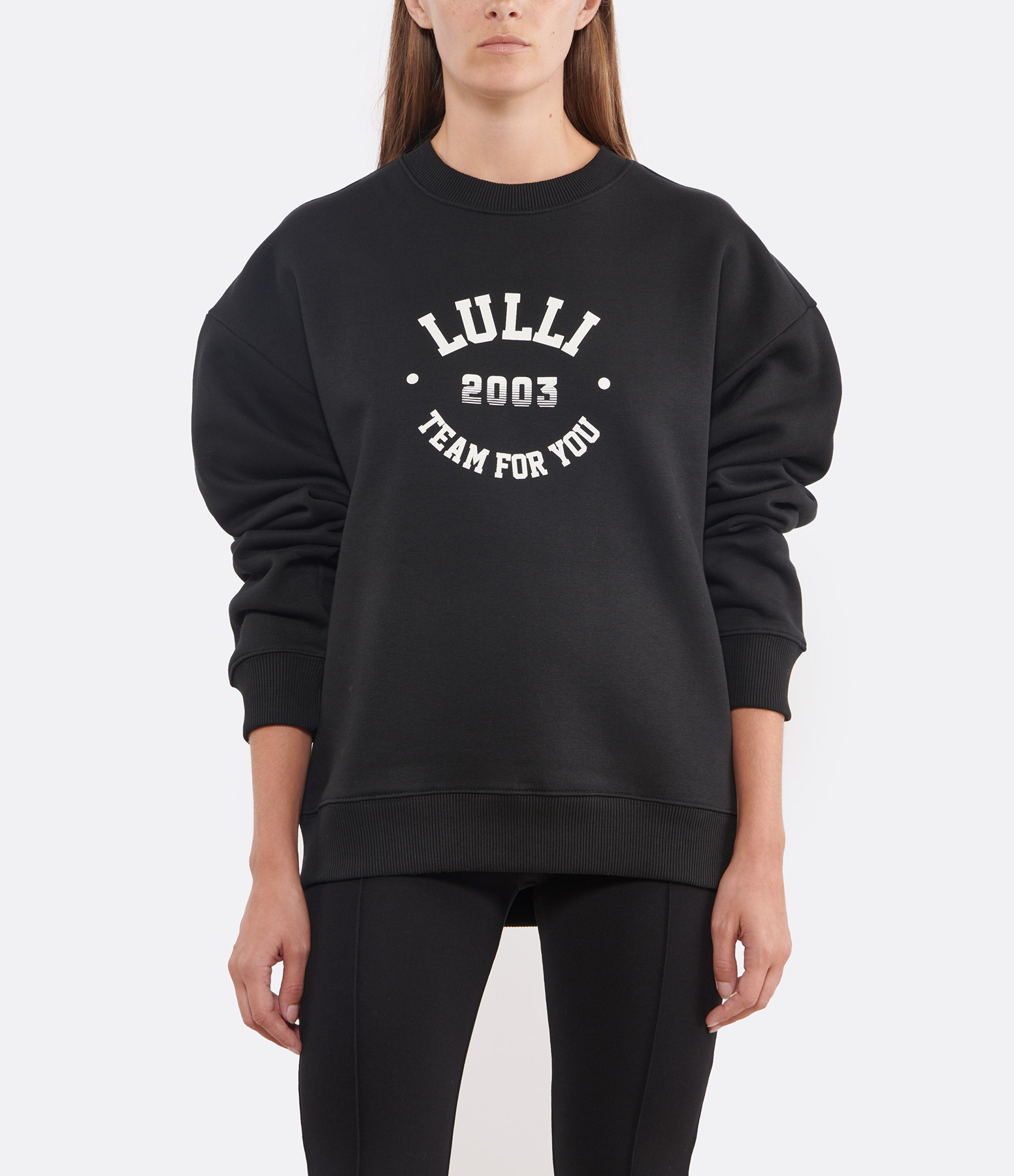 Lulli Team Unisex Organic Cotton Sweatshirt – Black