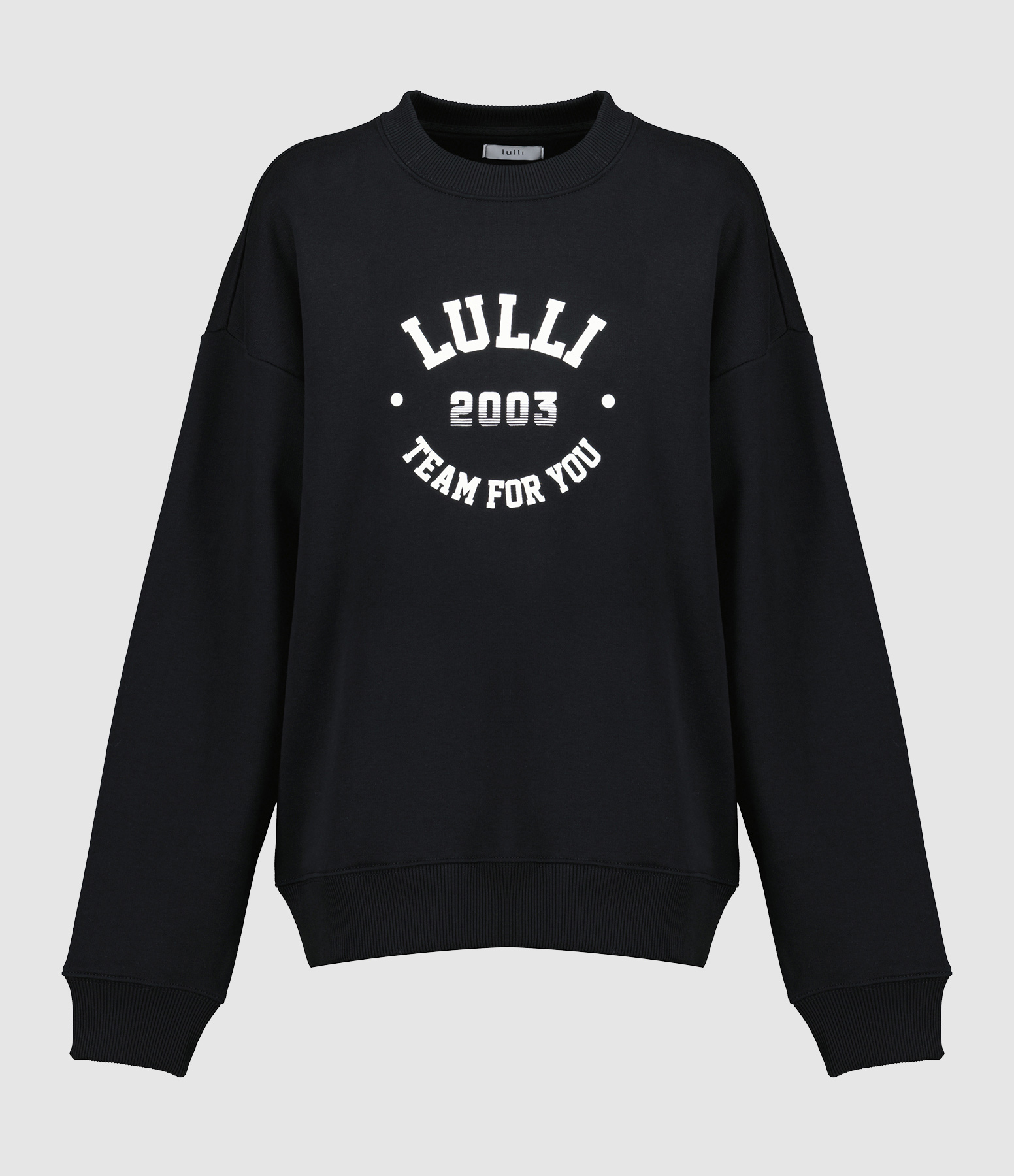 Lulli Team Unisex Organic Cotton Sweatshirt – Black
