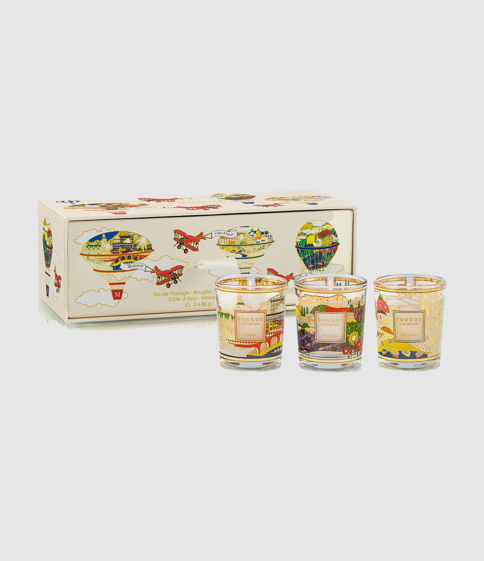 Trio Travel Candles: Provence, Monaco and the Côte d’Azur