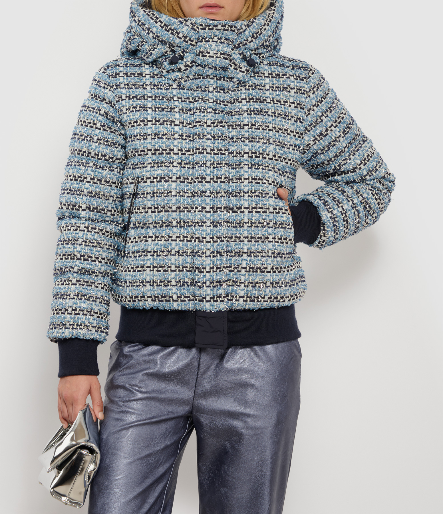 ShirleyTw Sky Blue Multicoloured Down Jacket