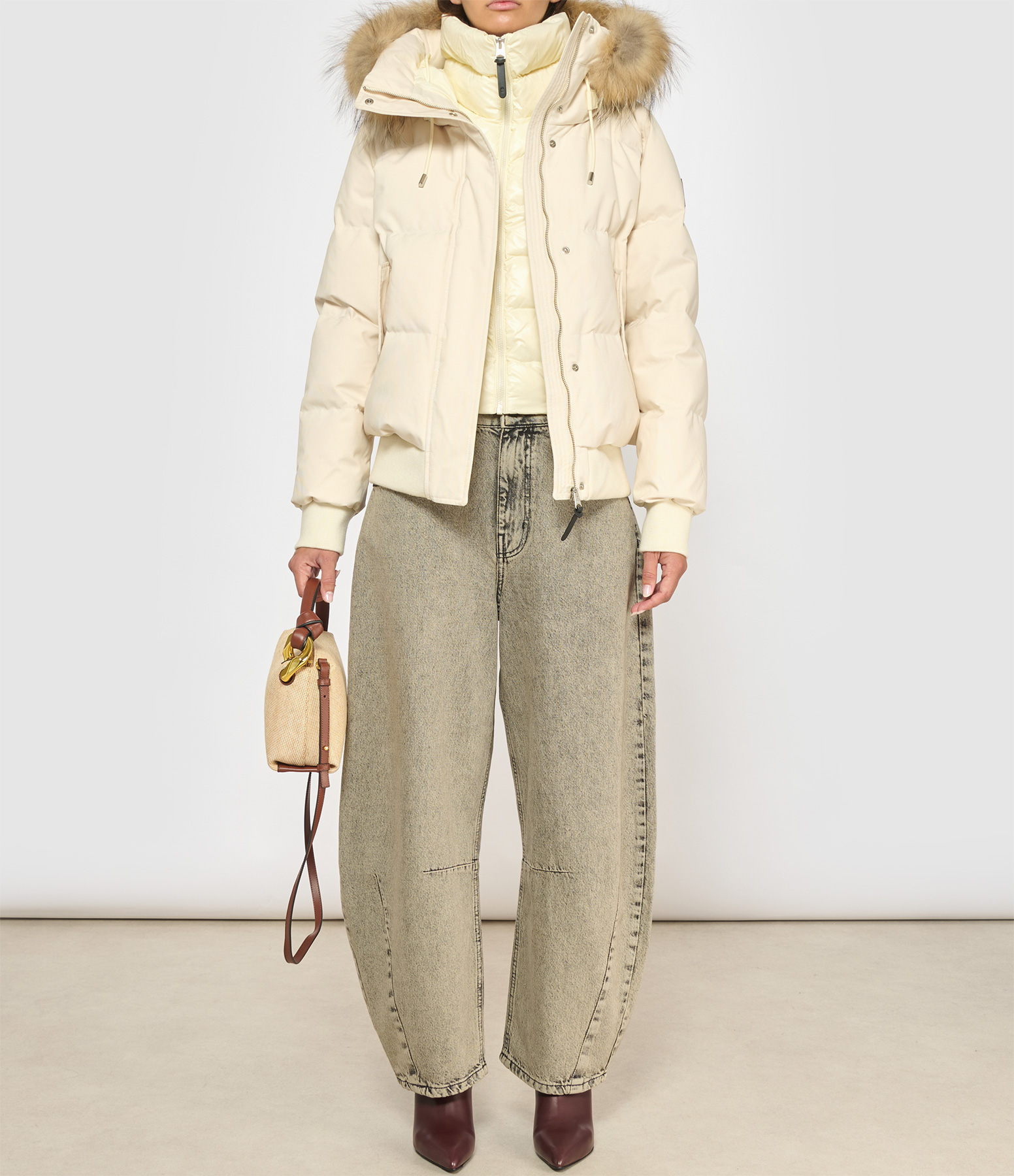 Nefi Cream Coat