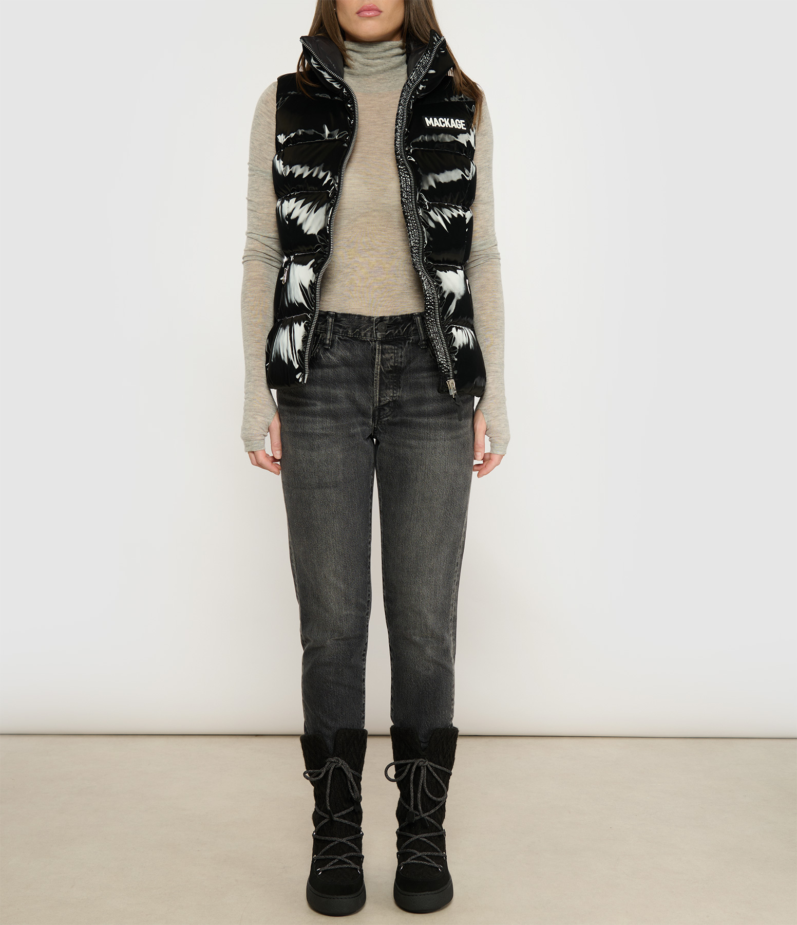 Chaya Black Down Jacket